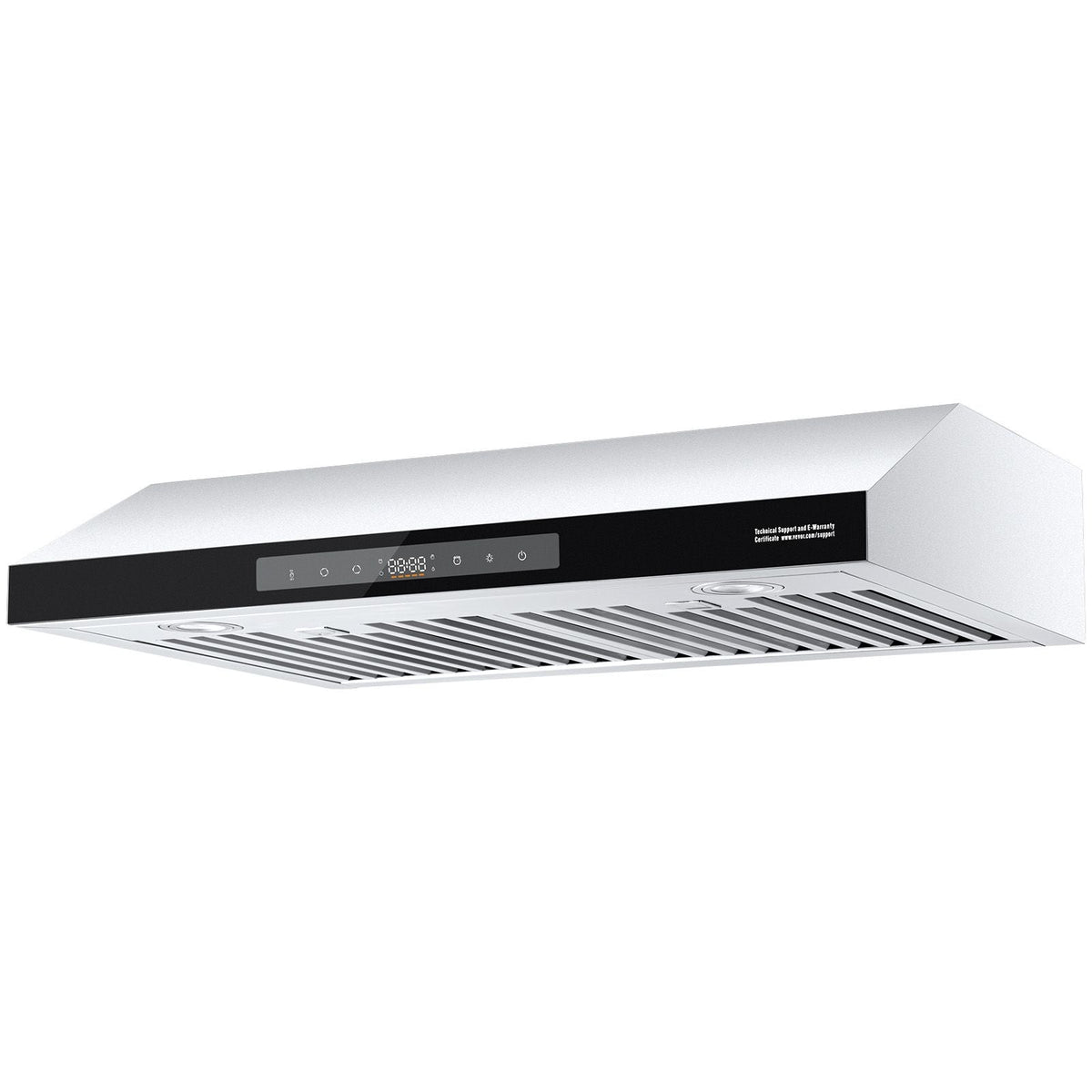 Under Cabinet Range Hood, 30 Inch Kitchen Vent Hood, 900CFM Dual Motors Stainless Steel Stove Hood, with Gesture & Touch Control, LED Light, and 4-Speed Exhaust Fan