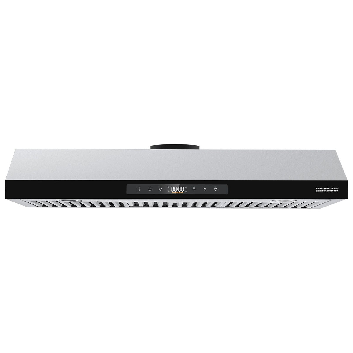 Under Cabinet Range Hood, 36 Inch Kitchen Vent Hood, 900CFM Dual Motors Stainless Steel Stove Hood, with Gesture & Touch Control, LED Light, and 4-Speed Exhaust Fan