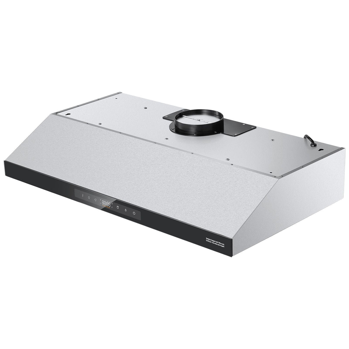 Under Cabinet Range Hood, 36 Inch Kitchen Vent Hood, 900CFM Dual Motors Stainless Steel Stove Hood, with Gesture & Touch Control, LED Light, and 4-Speed Exhaust Fan