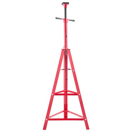 Under Hoist Tripod Stand, 2 Ton (4409 lbs) Capacity High Lift Jack Stand Reach Underhoist Support, Lifting from 47.24" to 84.65", 4-Level Adjustable Height, Heavy Duty Carbon Steel for Car Lift