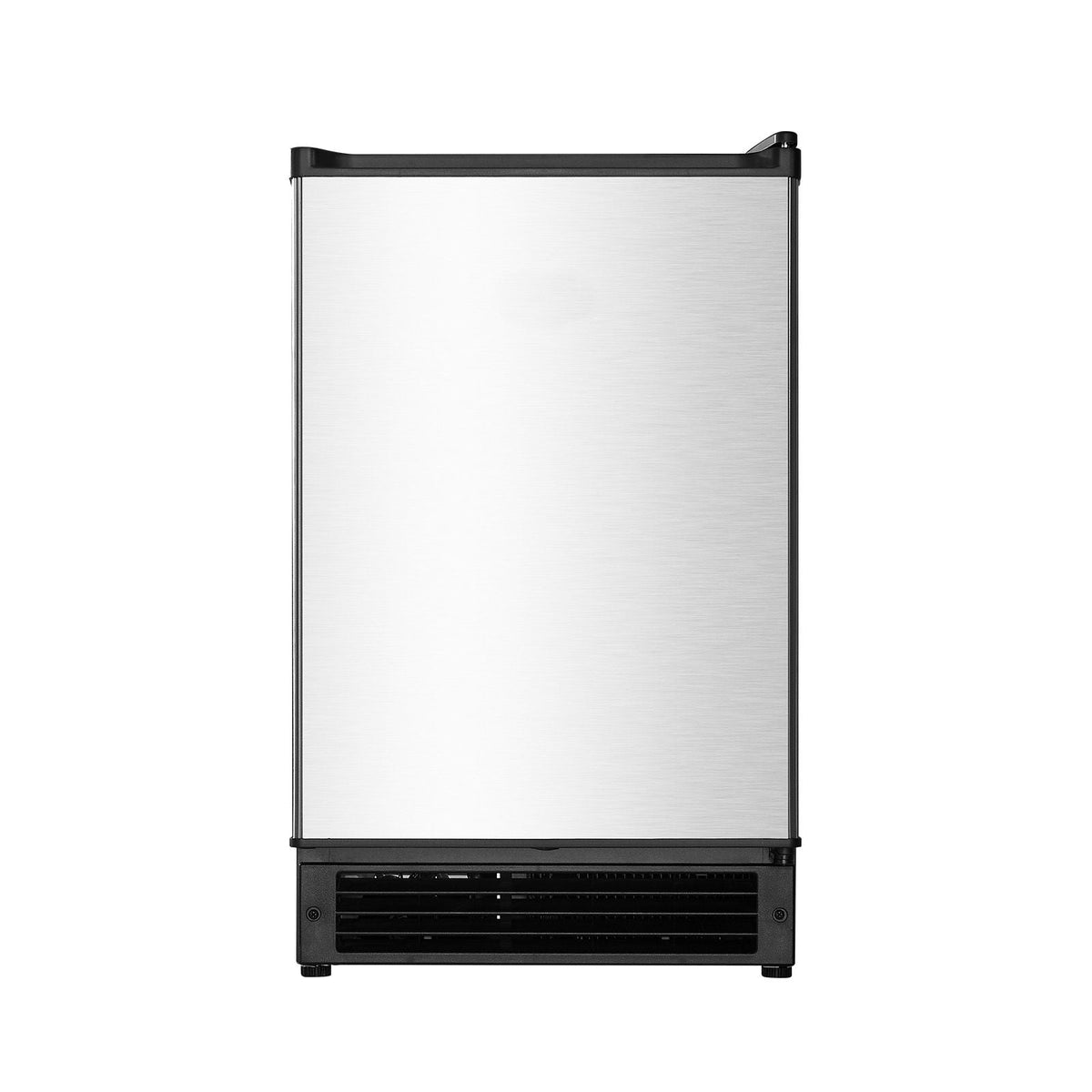 Undercounter Built-in Ice Maker, 15 Lbs/Day Under Counter Ice Maker Machine with Reversible Door Stainless Steel, Freestanding Ice Maker for Commercial Home Kitchen, No Drain Required
