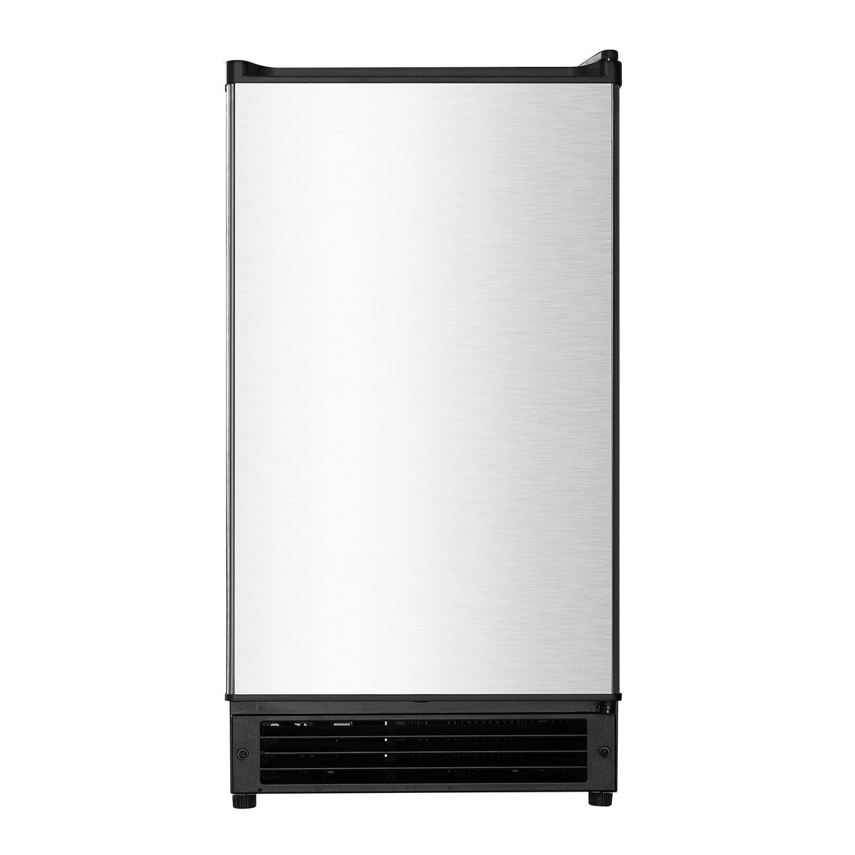 Undercounter Built-in Ice Maker, 25 Lbs/Day Under Counter Ice Maker Machine with Reversible Door Stainless Steel, Freestanding Ice Maker for Commercial Home Kitchen, No Drain Required