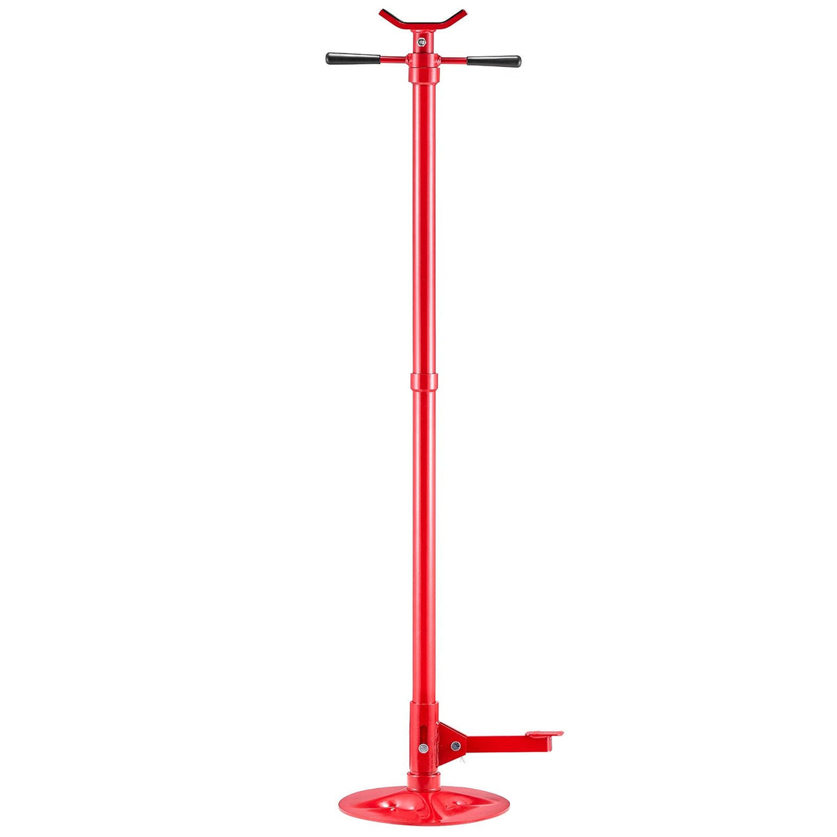 Underhoist Support Stand, 3/4 Ton (1653 lbs) Capacity Under Hoist Jack Stand, Lifting from 51.97" to 80", Bearing Mounted Spin Handle, Foot Pedal, 12" Diameter Base, Support Vehicle Components