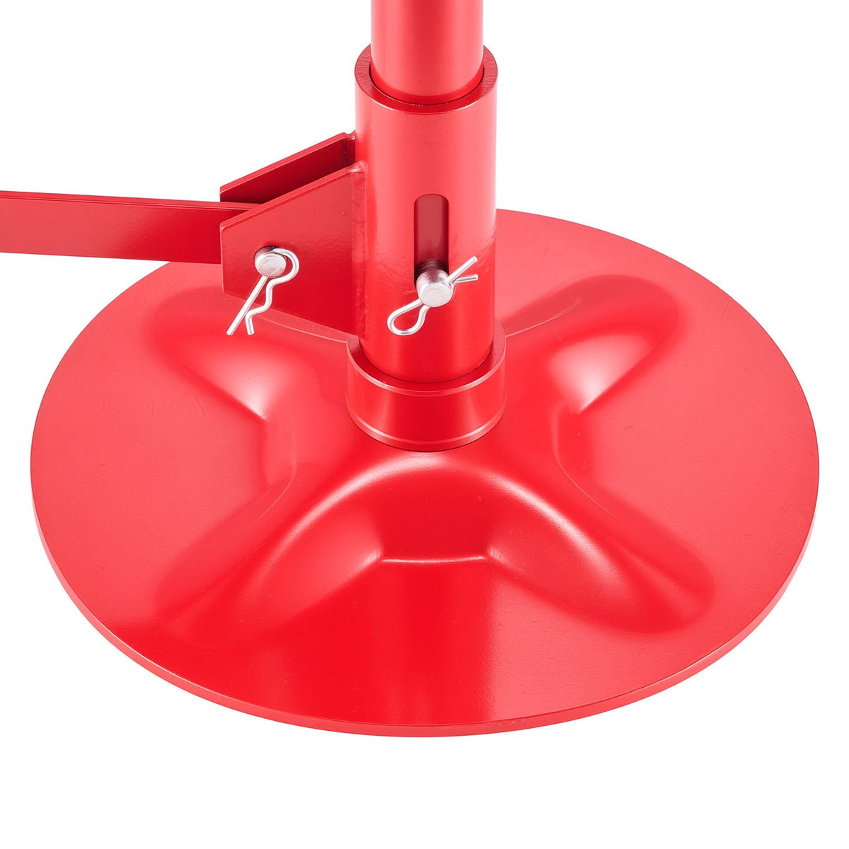 Underhoist Support Stand, 3/4 Ton (1653 lbs) Capacity Under Hoist Jack Stand, Lifting from 51.97" to 80", Bearing Mounted Spin Handle, Foot Pedal, 12" Diameter Base, Support Vehicle Components