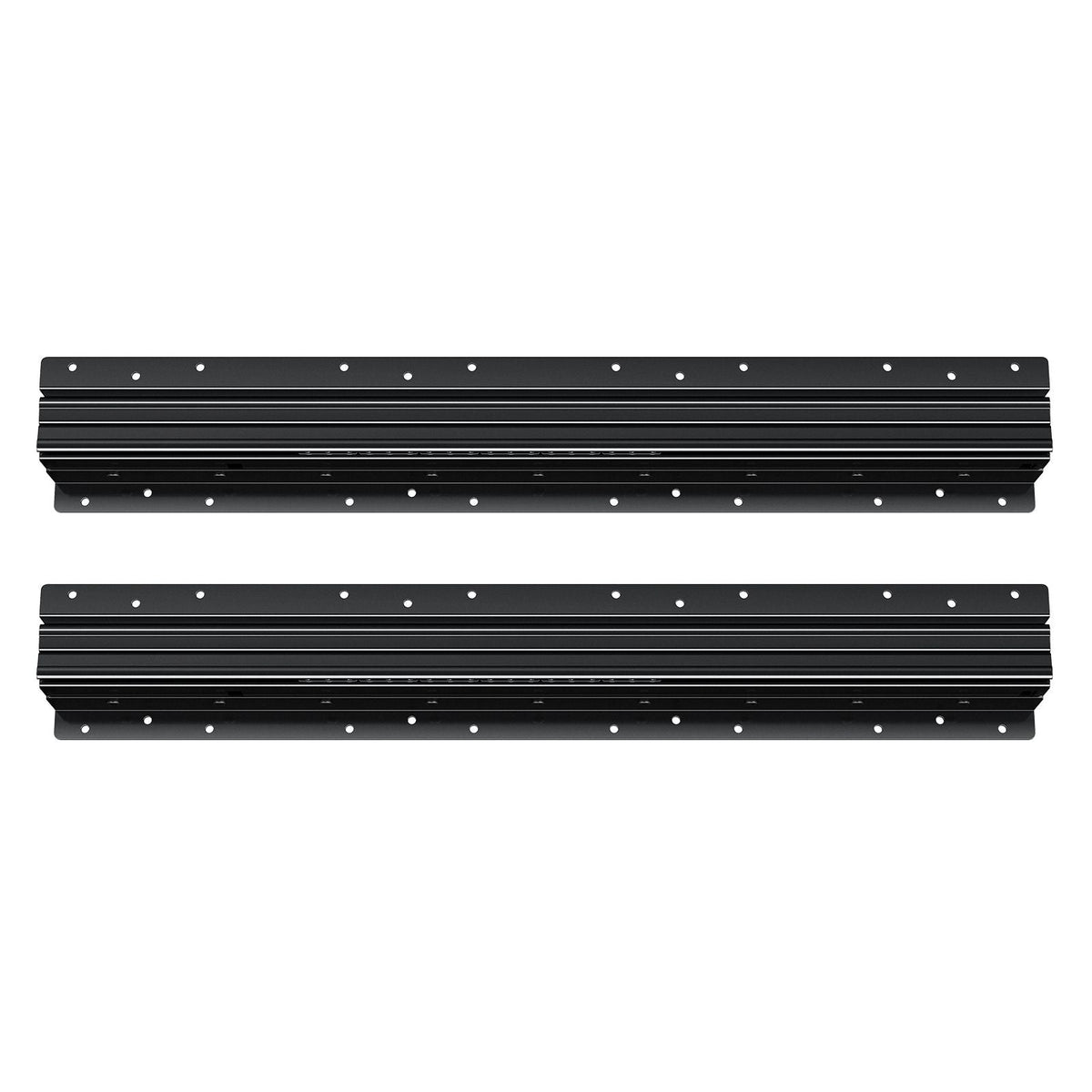 Undermount Drawer Slides, 24 inch, Full Extension Ball Bearing Under Stair Cabinet Rails, 260 LB Load Capacity Heavy Duty Bottom Stair Cabinet Glides Track Runners,for DIY Replacement, Black