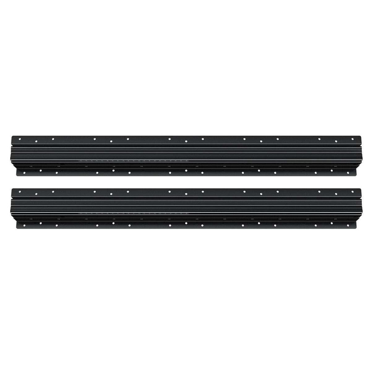 Undermount Drawer Slides, 32 inch, Full Extension Ball Bearing Under Stair Cabinet Rails, 260 LB Load Capacity Heavy Duty Bottom Stair Cabinet Glides Track Runners,for DIY Replacement, Black