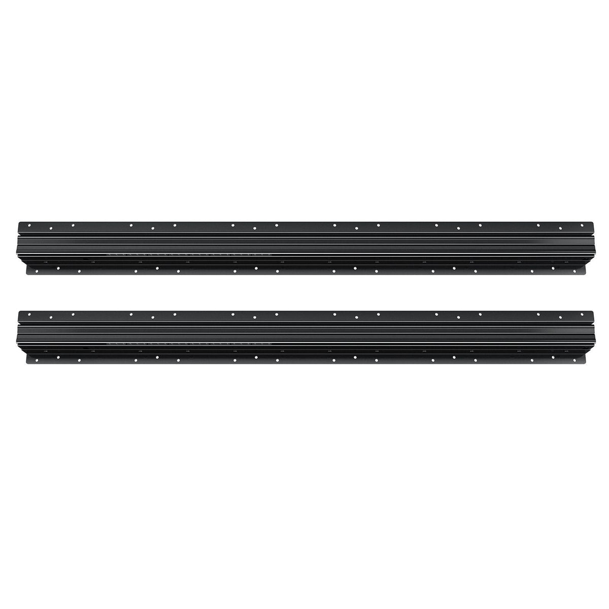 Undermount Drawer Slides, 40 inch, Full Extension Ball Bearing Under Stair Cabinet Rails, 260 LB Load Capacity Heavy Duty Bottom Stair Cabinet Glides Track Runners,for DIY Replacement, Black