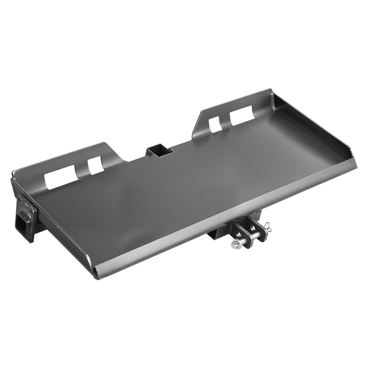 Universal 3-point Skid Steer Plate, 3/8" Skid Steer Attachment Plate, 7000lbs Skid Steer Mount Plate Steel Adapter Loader, Compatible with Deere, Kubota, Bobcat, Mahindra Skid Steers, Tractors