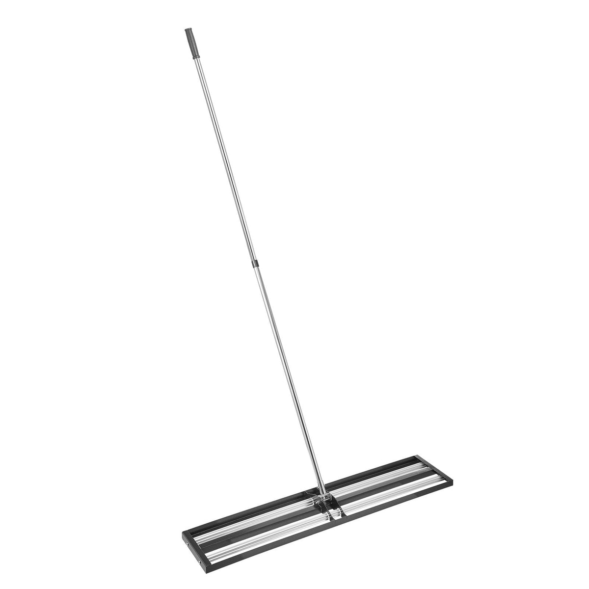 Updated Lawn Leveling Rake with Roller, 48'' x 10" Stainless Steel Lawn Leveler with 83.9'' Adjustable Handle, Heavy Duty Yard Leveling Rake, Effort Saving Lawn Leveling Tool for Yard Golf Court