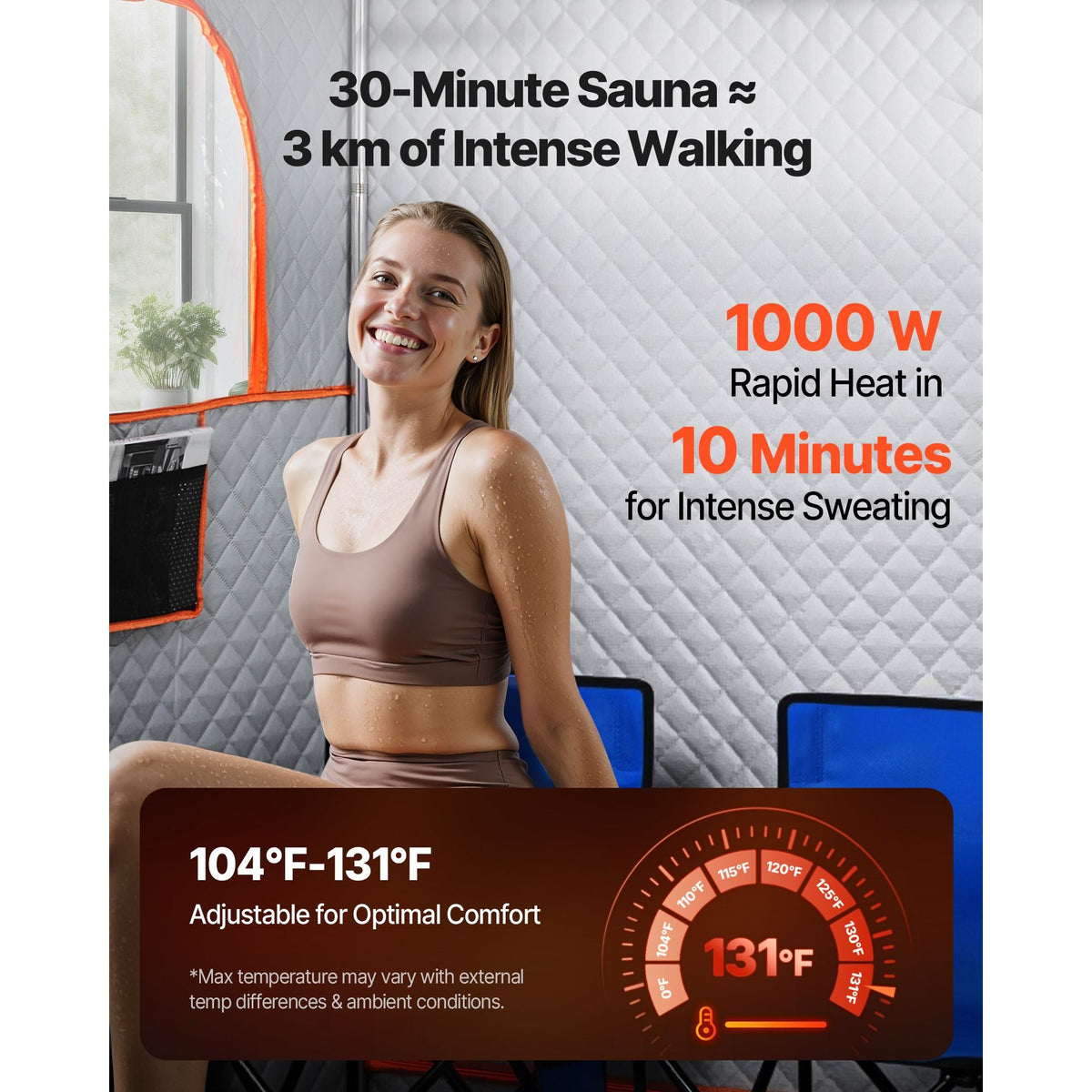 Upgraded Portable Steam Sauna for Home, 2 Person Full Body Home Spa Tent with Steamer & 2 Foldable Chairs & Remote & 2 Essential Oil Boxes,Heavy-Duty Stainless Steel Frame Sauna Box, (Black)