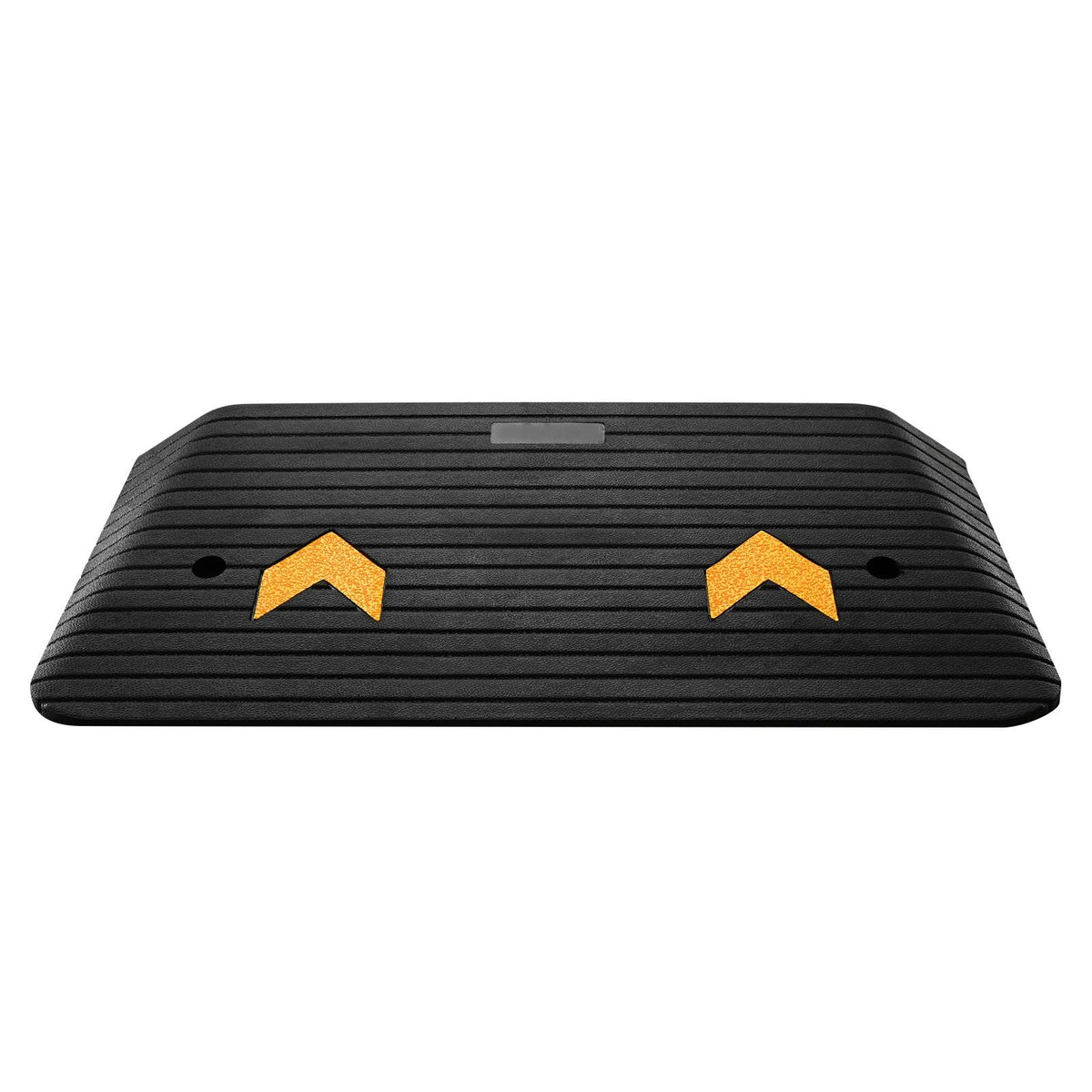 Upgraded Rubber Threshold Ramp, 3" Rise Door Ramp with 1 Channel, Natural Rubber Car Ramp with Non-Slip Textured Surface, 33069 lbs Load Capacity Curb Ramp for Wheelchair and Scooter