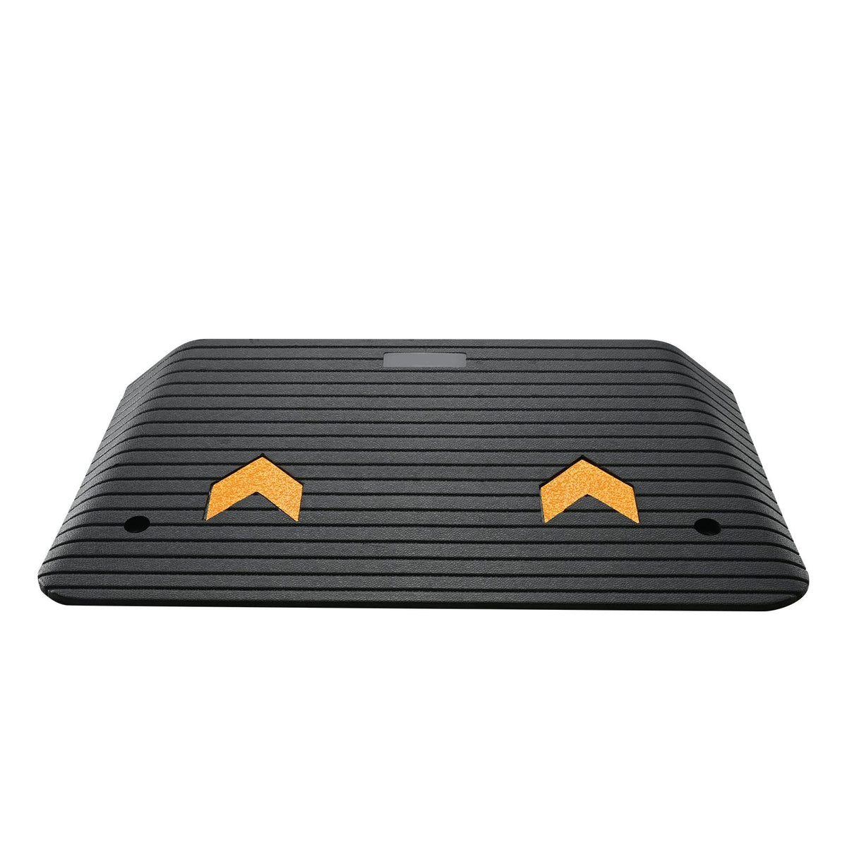 Upgraded Rubber Threshold Ramp, 3.5" Rise Door Ramp with 1 Channel, Natural Rubber Car Ramp with Non-Slip Textured Surface, 33069 lbs Load Capacity Curb Ramp for Wheelchair and Scooter