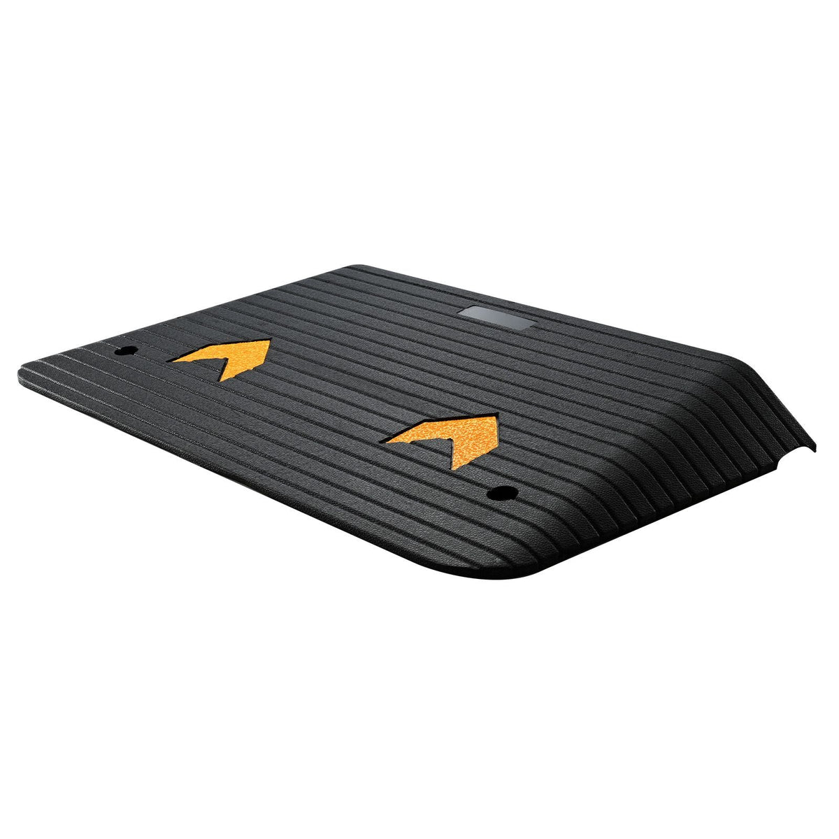 Upgraded Rubber Threshold Ramp, 3.5" Rise Door Ramp with 1 Channel, Natural Rubber Car Ramp with Non-Slip Textured Surface, 33069 lbs Load Capacity Curb Ramp for Wheelchair and Scooter