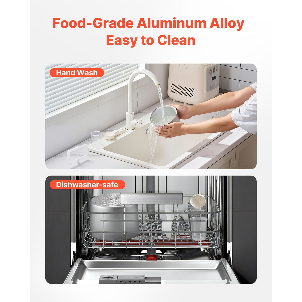 Upright Automatic Ice Cream Maker with Built-in Compressor, 1 Quart No Pre-freezing Gelato Maker & Frozen Yogurt Machine, 4 Modes Electric Sorbet-Maker, Compressor Ice Cream Machine for Home