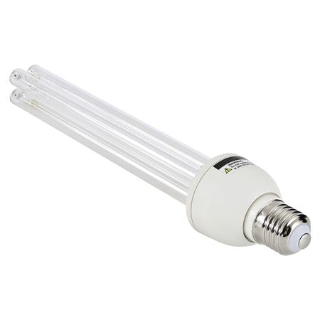 UV Light Bulb, 4 Pack, 25W Replacement Ultraviolet UVC Lamp with Ozone, 253.7 nm + 185 nm Wavelength UVO Light Bulb, E27 Universal, for 400 sqft Living Room, Classroom, Office, Restaurant