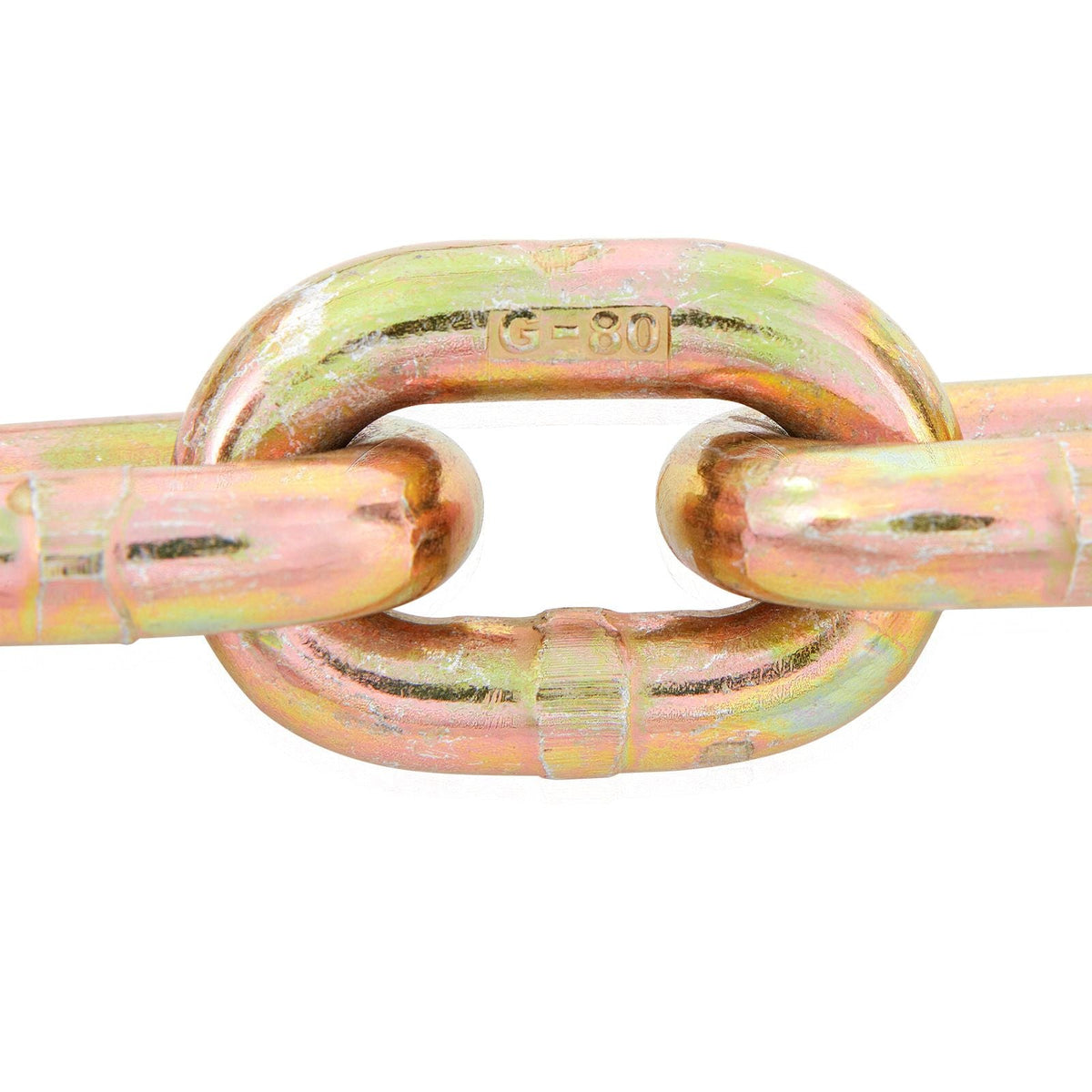 V-Chain Bridle, 9620 lbs Working Load Limit, 5/16'' x 3' G80 Tow Chain with RTJ Cluster Hooks, DOT Certified, Galvanized Coating Manganese Steel & D-Shackle, for Lifting & Moving Activities
