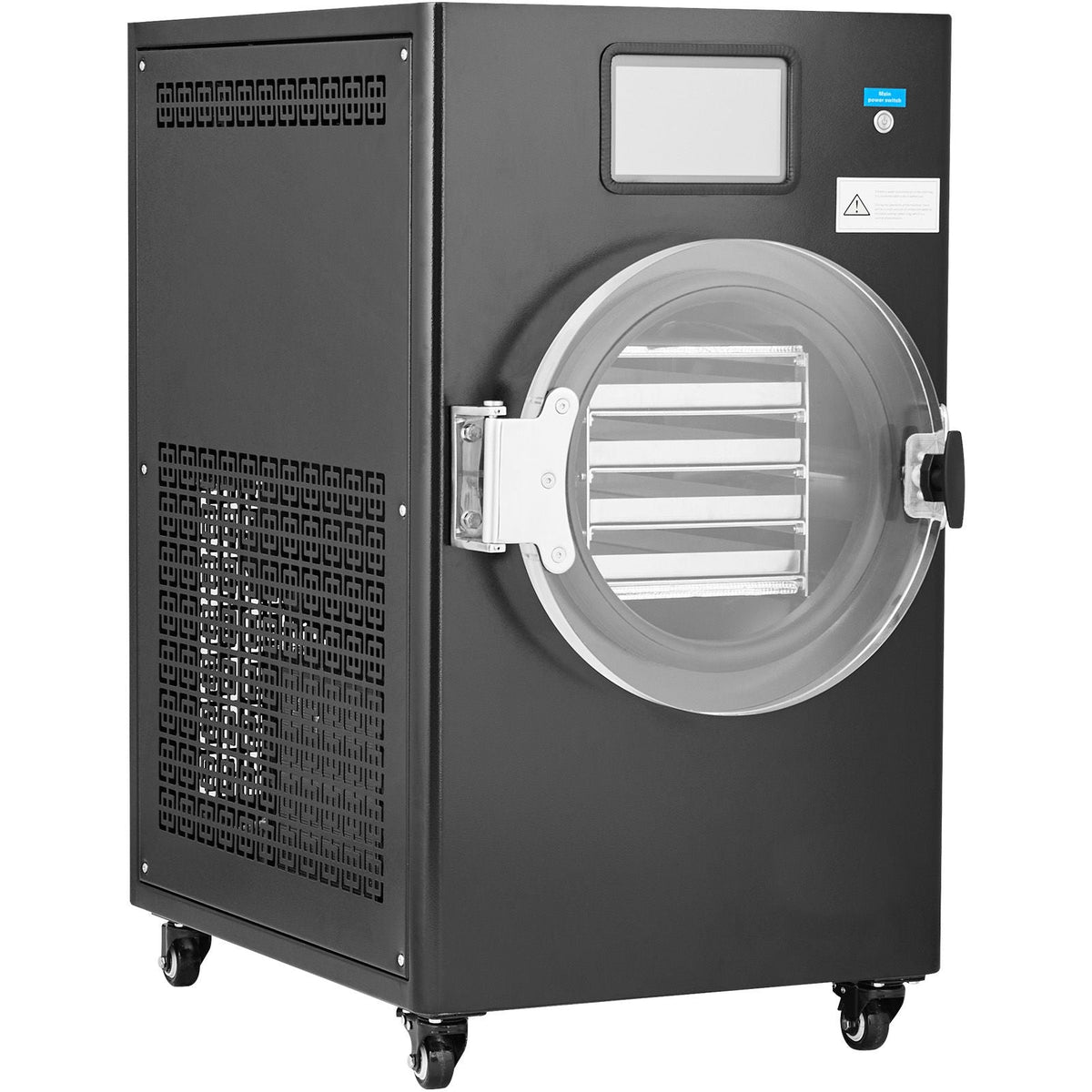 Vacuum Freeze Dryer Machine, 8.8-13.2 LBS/Batch Food Freeze Drying Machine with 4-Layer Trays, Vacuum Pump, Adjustable Timer and Temperature Control, for Fruits Vegetables Meat, Black