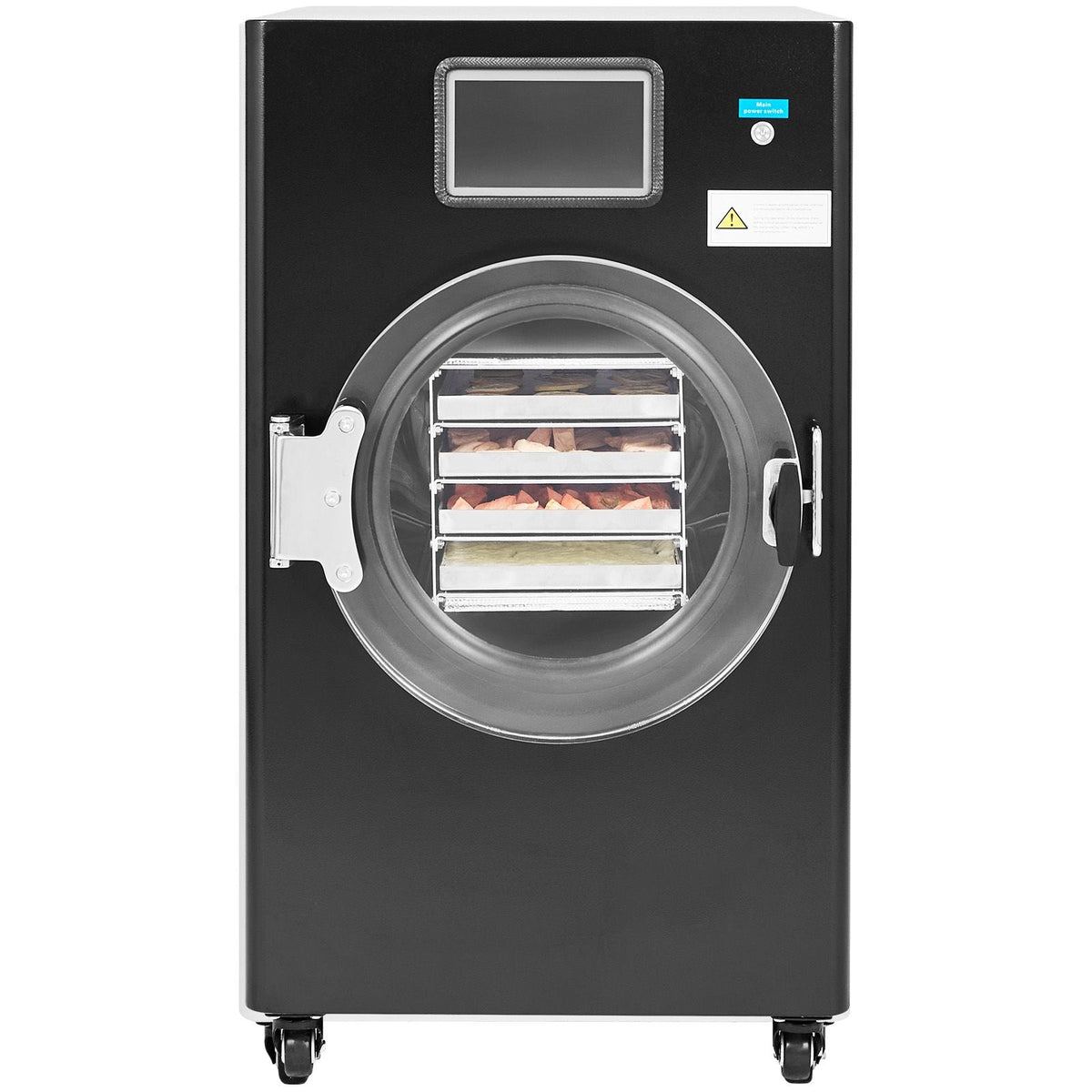Vacuum Freeze Dryer Machine, 8.8-13.2 LBS/Batch Food Freeze Drying Machine with 4-Layer Trays, Vacuum Pump, Adjustable Timer and Temperature Control, for Fruits Vegetables Meat, Black