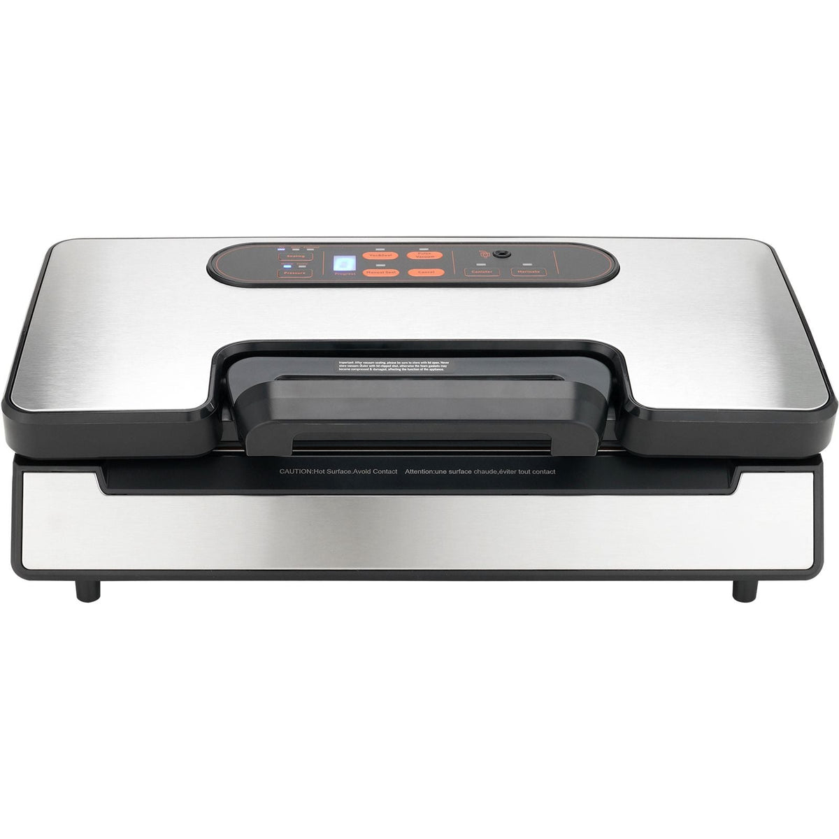 Vacuum Sealer Machine, 90Kpa 130W Powerful Dual Pump and Dual Sealing, Dry and Moist Food Storage, Automatic and Manual Air Sealing System with Built-in Cutter, with Seal Bag and External Hose