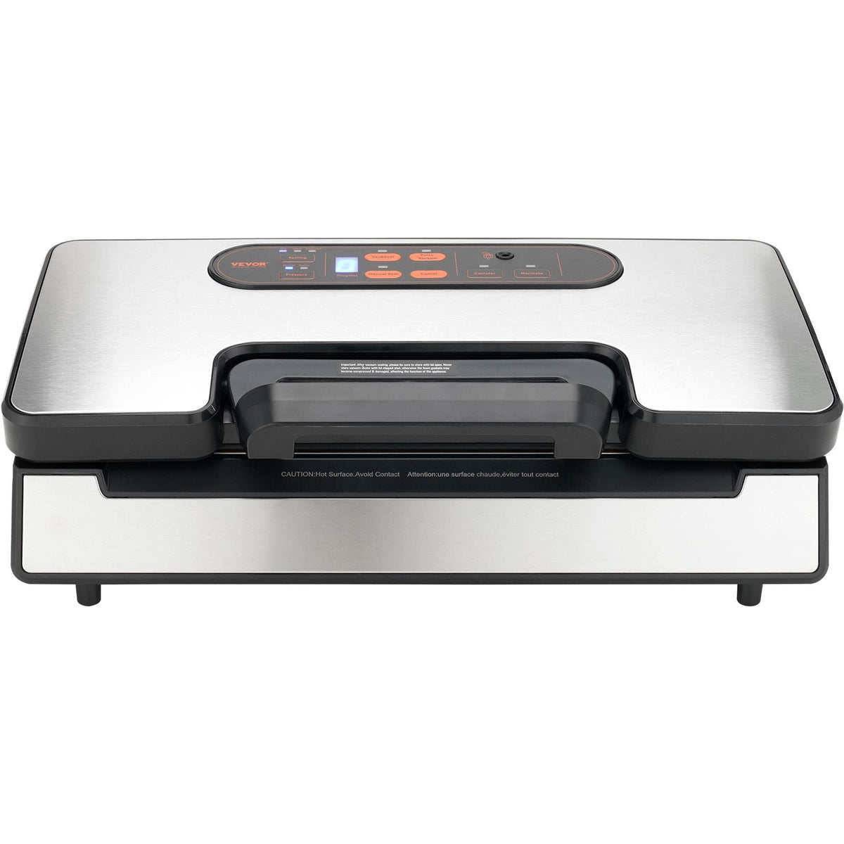 Vacuum Sealer Machine, 95Kpa 350W Powerful Dual Pump and Dual Sealing, Dry and Moist Food Storage, Automatic and Manual Air Sealing System with Built-in Cutter, with Seal Bag and External Hose