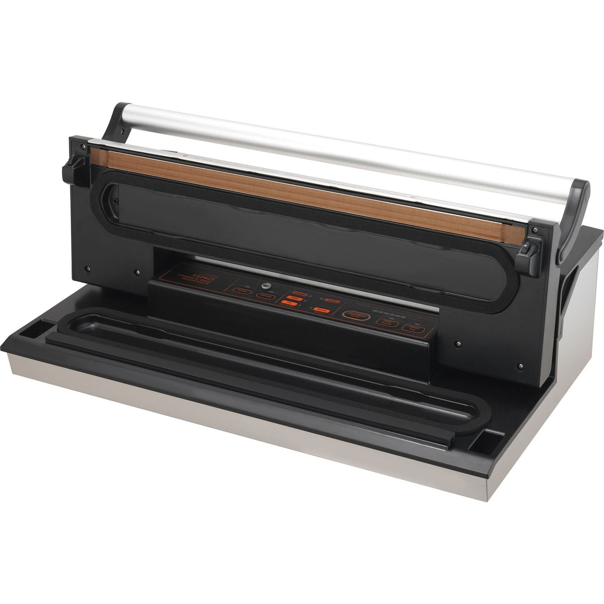Vacuum Sealer Machine, 95Kpa 350W Powerful Dual Pump and Dual Sealing, Dry and Moist Food Storage, Automatic and Manual Air Sealing System with Built-in Cutter, with Seal Bag and External Hose