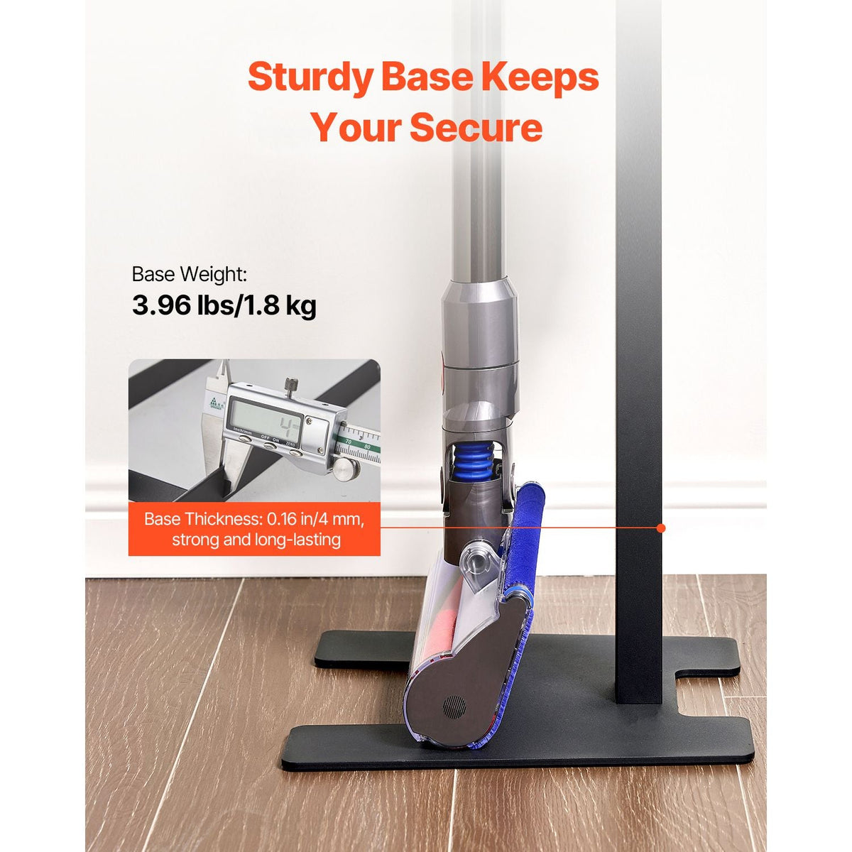 Vacuum Stand, Compatible With Dyson V6 V7 V8 V10 V11 V15, Stable Vacuum Stand Holder with 6 Hooks for Dyson DC30 DC31 DC34 DC35 DC58 DC59 DC62 D74 Cordless Upright Vacuum Cleaners & Accessories