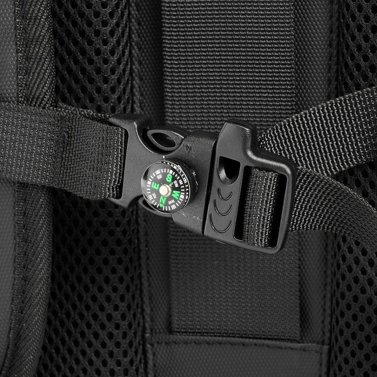 Vacuum Travel Backpack, 35L, Vacuum Seal Compression Travel Backpack with Air Pump, Multiple Pockets & Compartments, Water-Resistant Carry-On Suitcase Luggage, Casual Personal Item Bag, Black