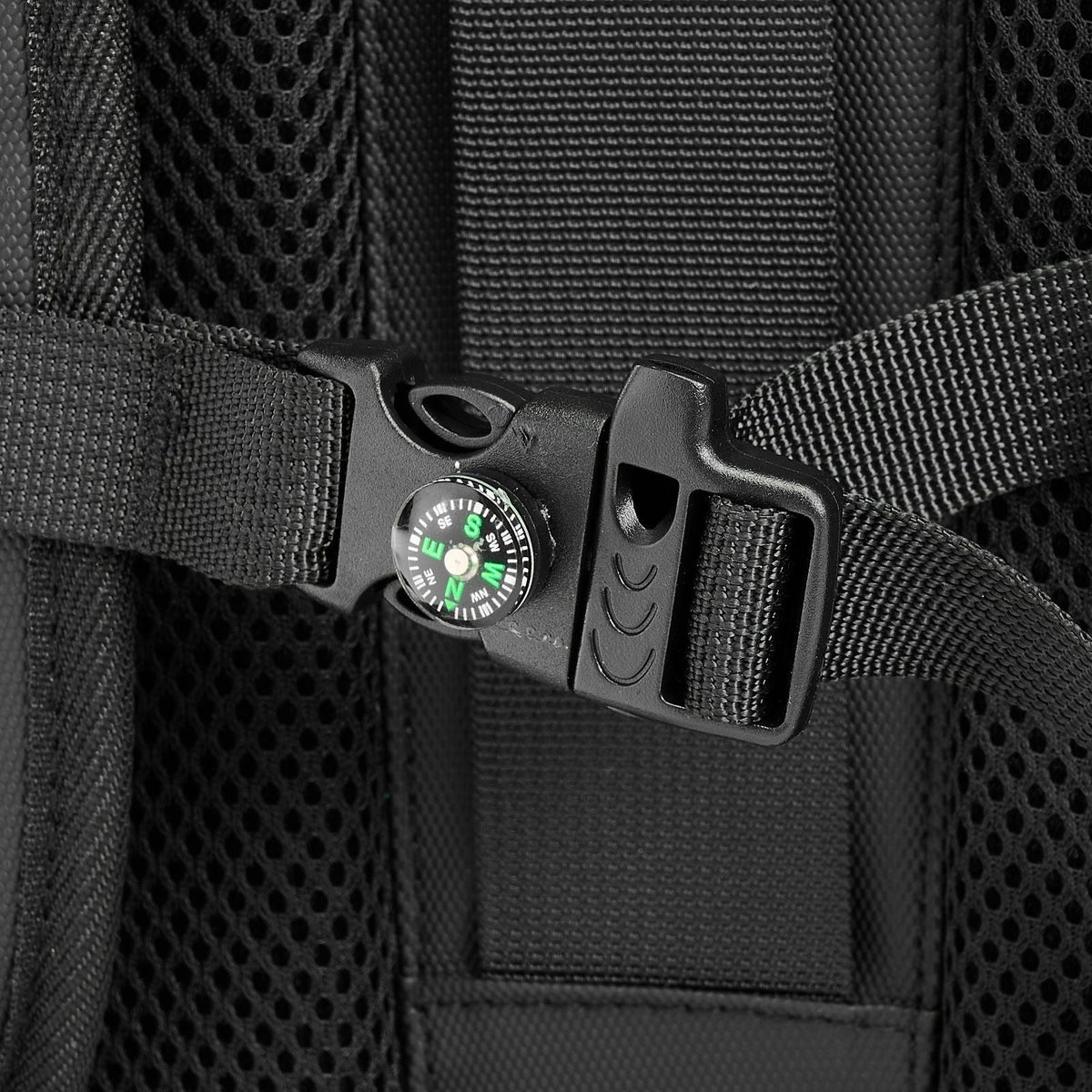 Vacuum Travel Backpack, 80L, Expandable Vacuum Seal Compression Travel Backpack with Pump, with TSA-Approved Lock, Airback Vacpack, Water-Resistant Carry-On Suitcase Luggage, for Business, Black