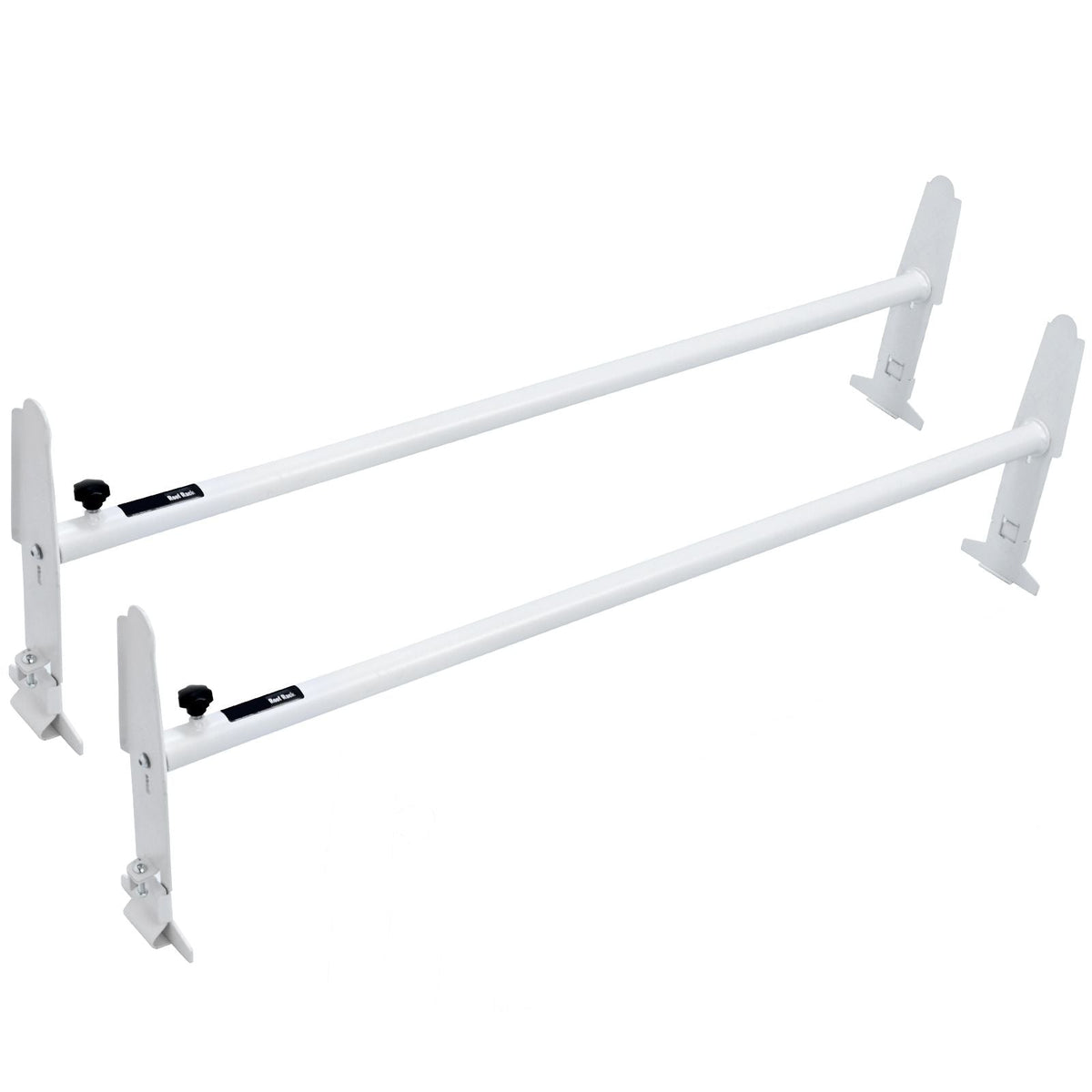 Van Roof Ladder Rack, 2 Bar Alloy Steel Ladder Racks, Adjustable from 47.2"-78.7", 500 lbs Capacity, Roof Rack Compatible with Full-size Vans with Rain Gutter, Chevrolet Express, GMC Savana, etc