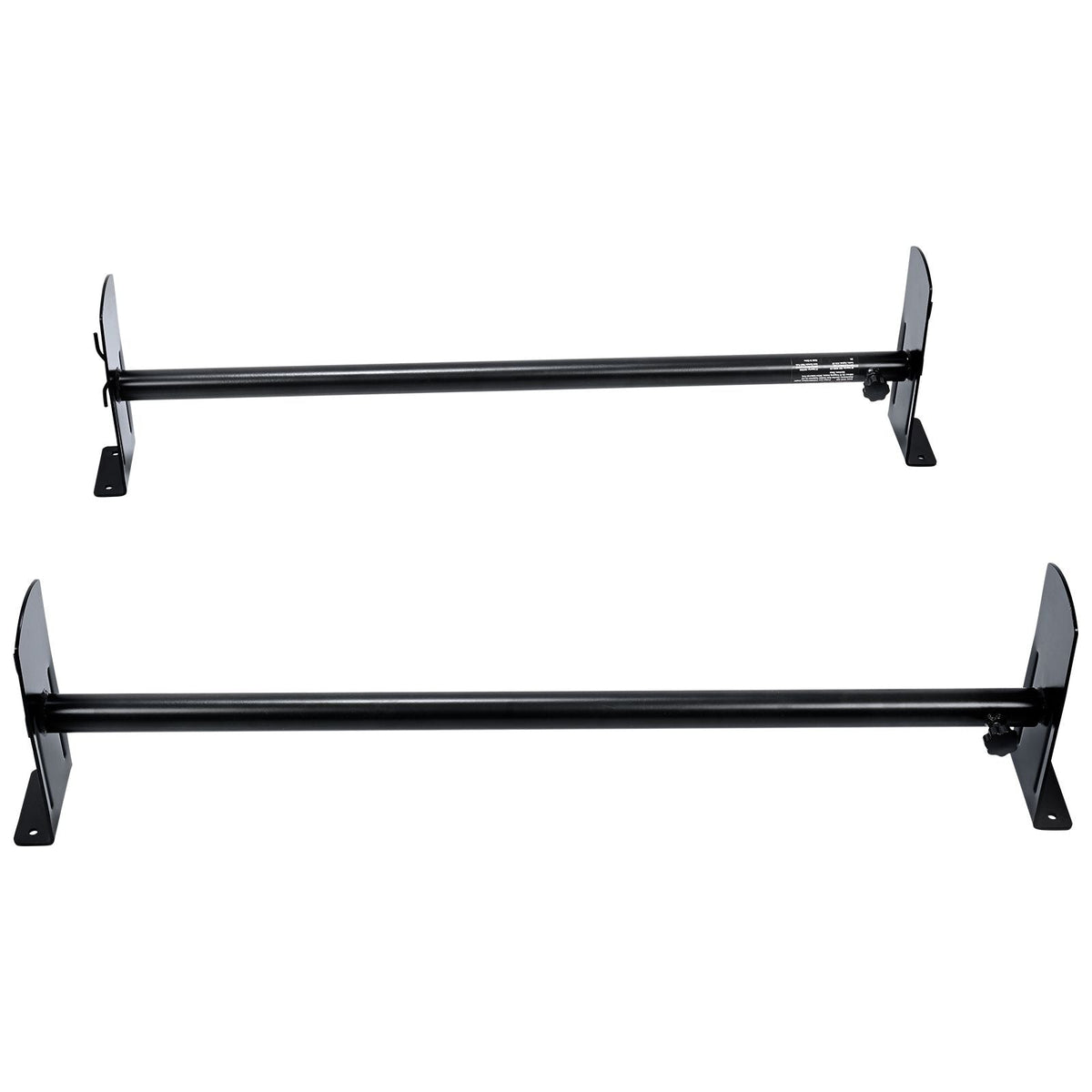 Van Roof Ladder Rack, 2 Bars Alloy Steel Roof Racks, 500 LBS Capacity Roof Rack, Adjustable Length 35.8"-52.4", Van Ladder Rack Compatible with Chevrolet Express, GMC Savana, etc, Drilling Mount