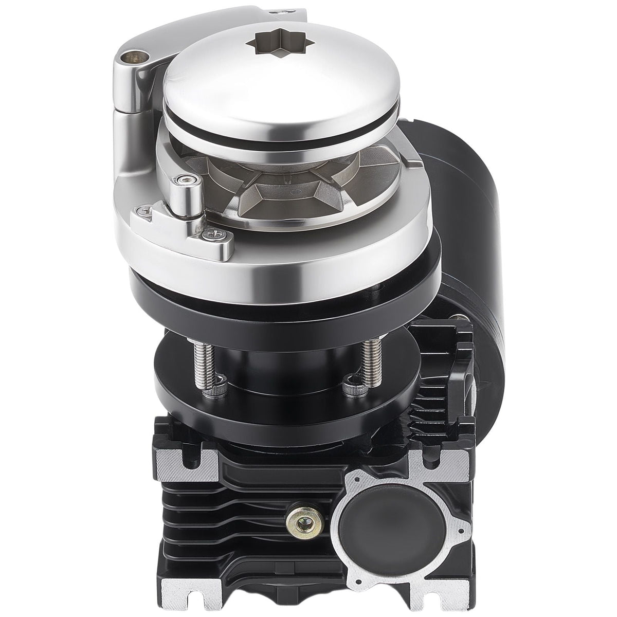 Vertical Fishing Windlass, 12V DC 1100W, Windlass Anchor Systems Fit for 1/4-Inch Chain or 9/16 & 5/8 Inch Nylon Rope, Max Pull 700 lbs, 316 Stainless Steel Construction, for Boats 20-36 ft