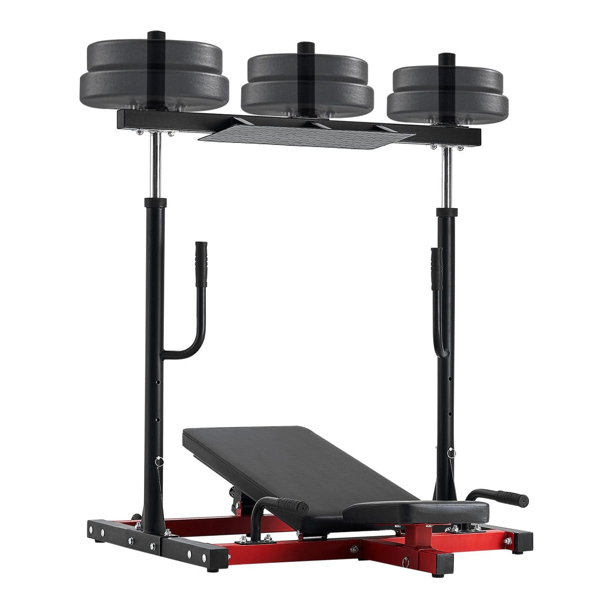 Vertical Leg Press Machine, Lower Body Special Home Gym Machine, Carbon Steel Leg Press Exercise Training Equipment, Adjustable Leg Strength Workout for High-Intensity Presses, 550 lbs Capacity