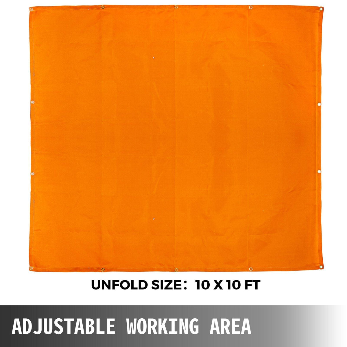 10 x 10 Ft Welding Blanket Orange Fiberglass Blanket Portable Fiberglass Fire Retardant Blanket Welding Mat Welding Fireproof Thermal Resistant Insulation With Carry Bag