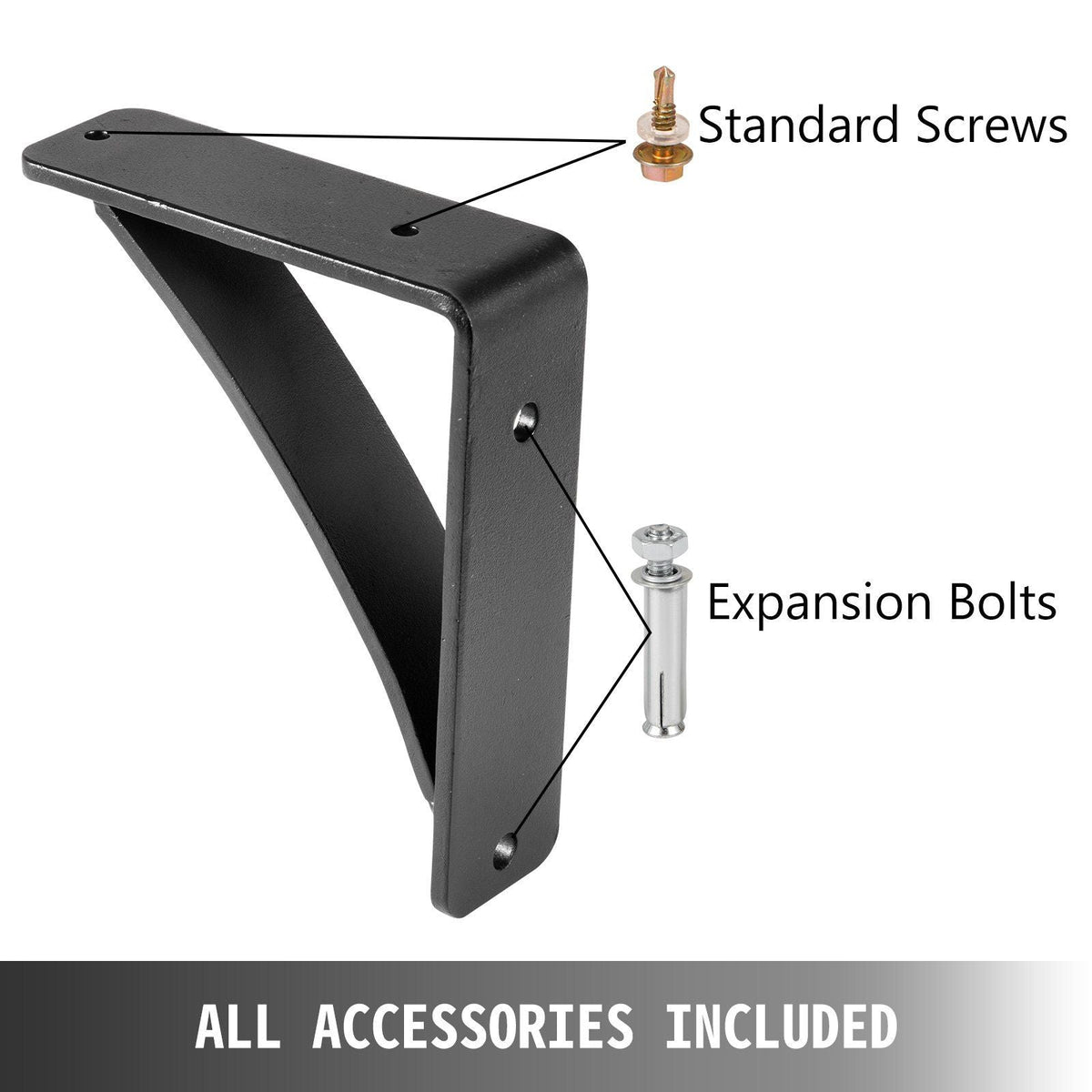 2 Pack Steel Shelf Brackets, Heavy Duty Hand Welded Steel Brackets 7x6x2", 450 lbs Supports Heavy Weight , Floating Shelves Triangle Supports, DIY Rustic Shelving Joints(7x6x2", 450 lbs)