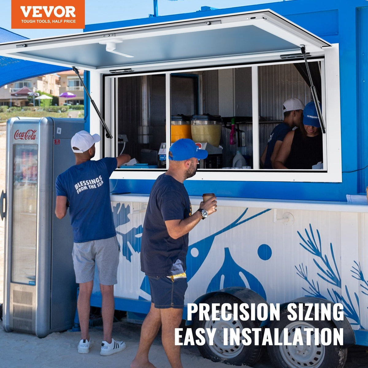 36"L x 24"W Concession Stand Serving Window Food Truck Service Awning