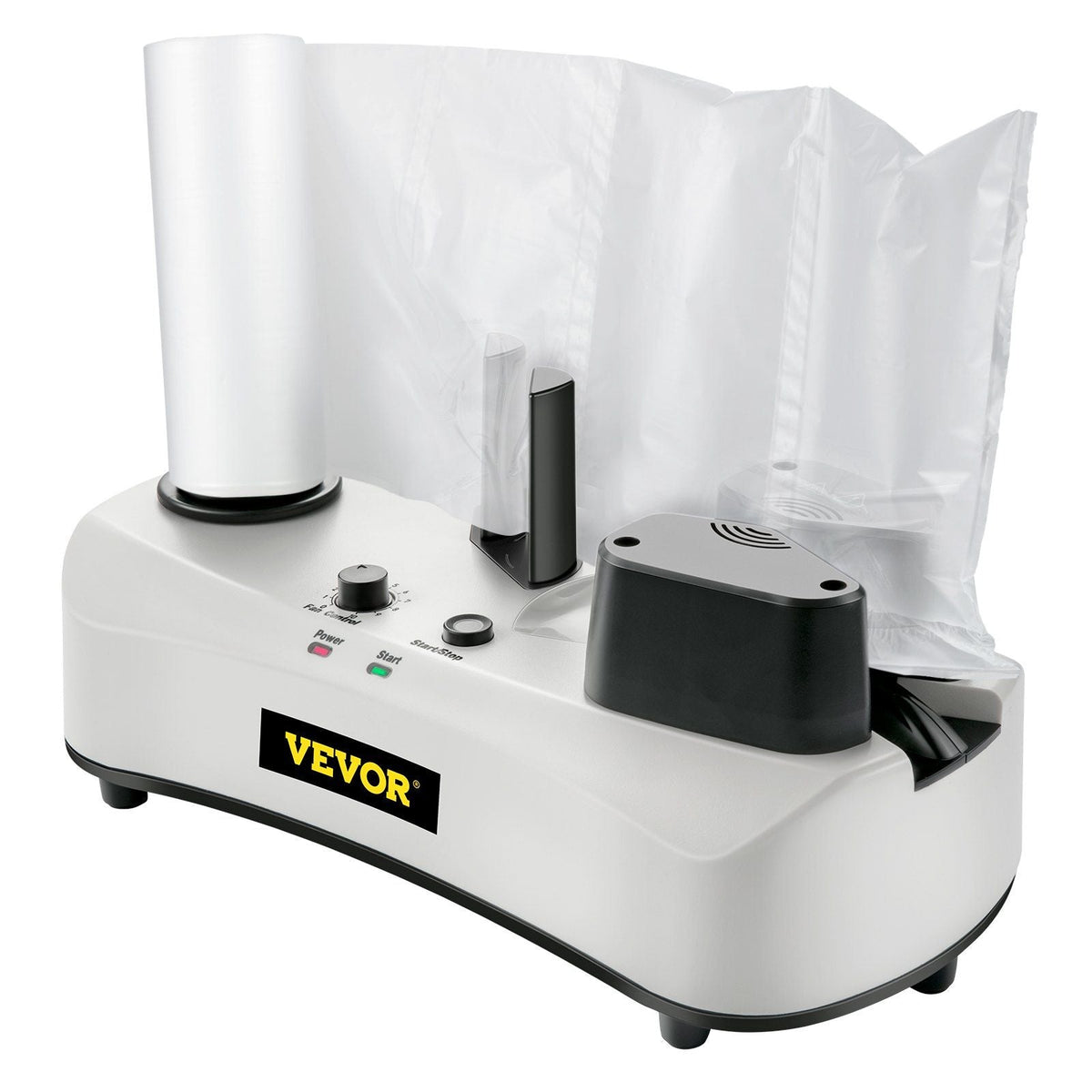 Air Cushion Machine, Sealing Speed 7.2-7.8 ft/min Air Pillow Machine, 110V Air Pillow Packaging Machine, Portable Air Cushion Wrap Machine for Inflatable Packaging+164 ft/50 m Test Film Roll