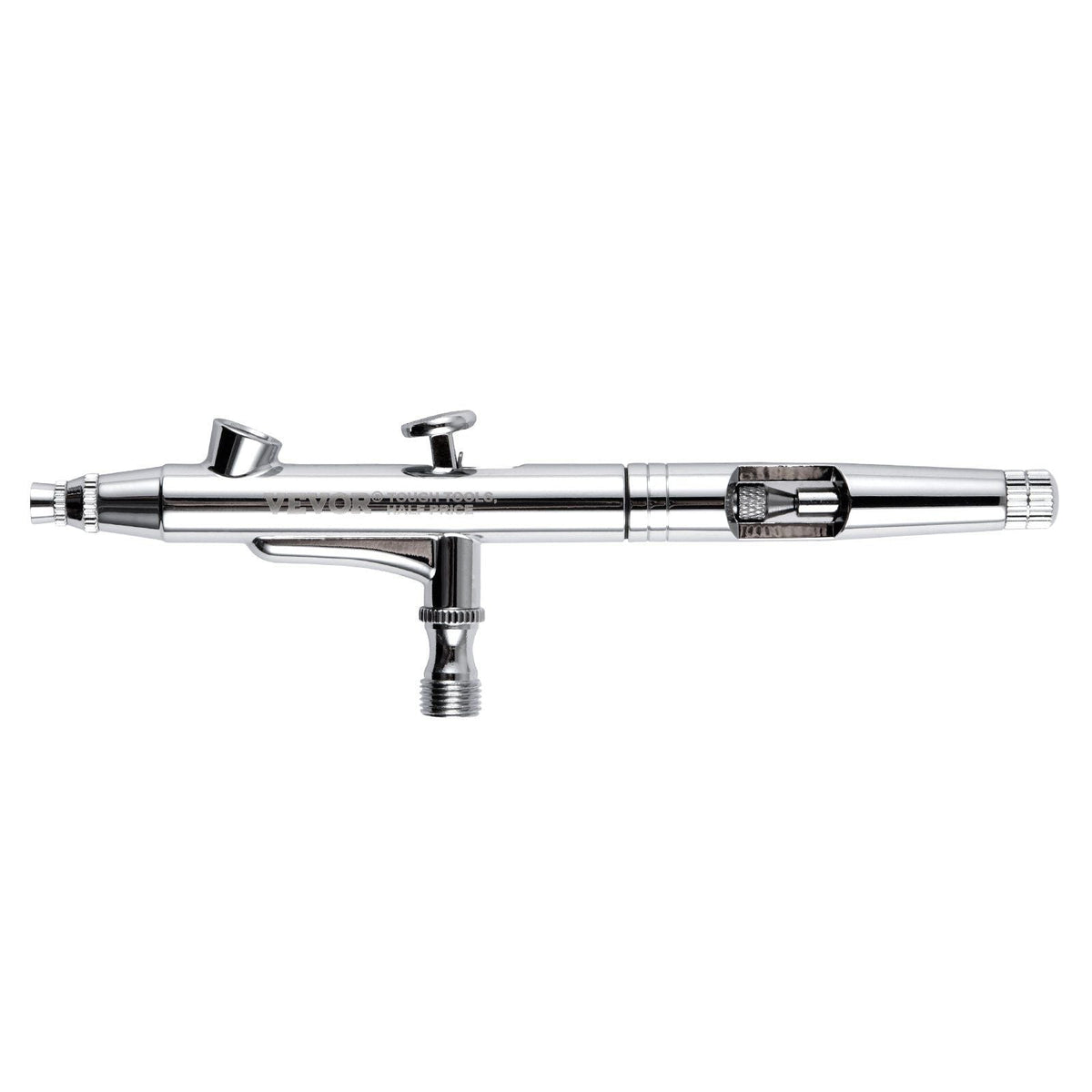 Airbrush Gun, Dual Action Gravity Feed with 0.3 mm and 0.5 mm Nozzles, Airbrush Kit with 2/7/12ml Copper Cups and Cleaning Accessories, Ideal for Painting Models, Desserts, Cakes, and Nail Art