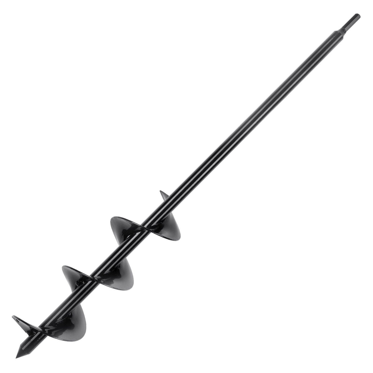 Auger Drill Bit for Planting, 3 x 24 inch Garden Auger Drill Bit, Spiral Drill Bit for Bulbs Planting & Holes Digging, 3/8" Hex Drive Drill