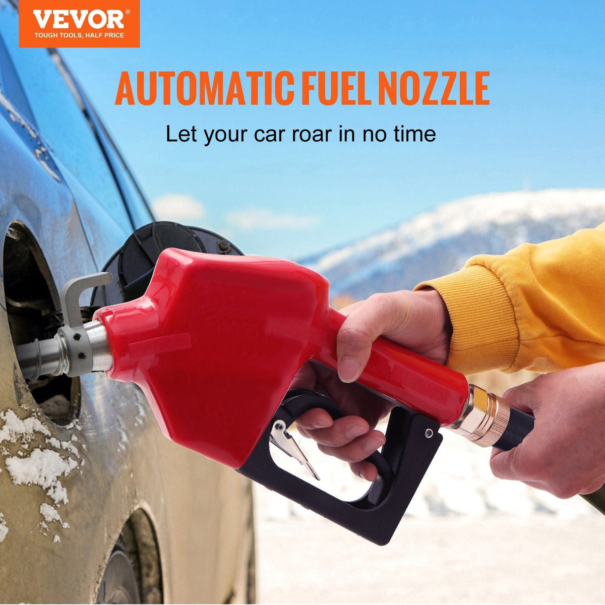 Automatic Fuel Nozzle Shut Off Fuel Refilling 3/4" NPT 13/16" Spout Diesel