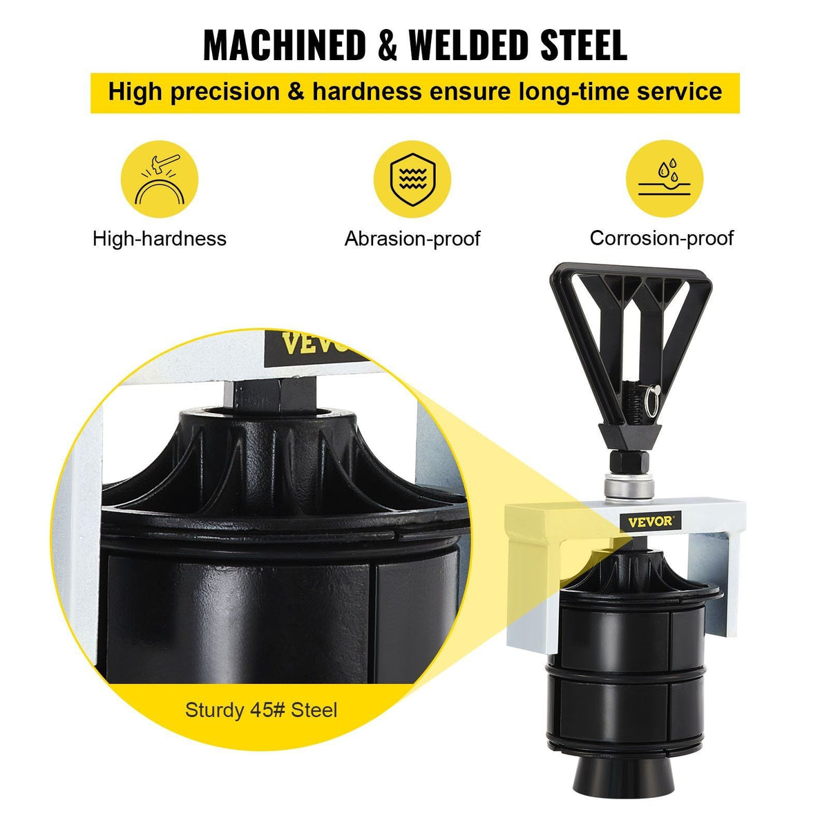 Cylinder Liner Remover, Fit for 4.9" to 5.63" Bore, Compatible with Detroit Diesel 60 Series 12.7L & 14L and MTU S2000 Engines, Sturdy 45# Steel Liner Puller for Auto Repair