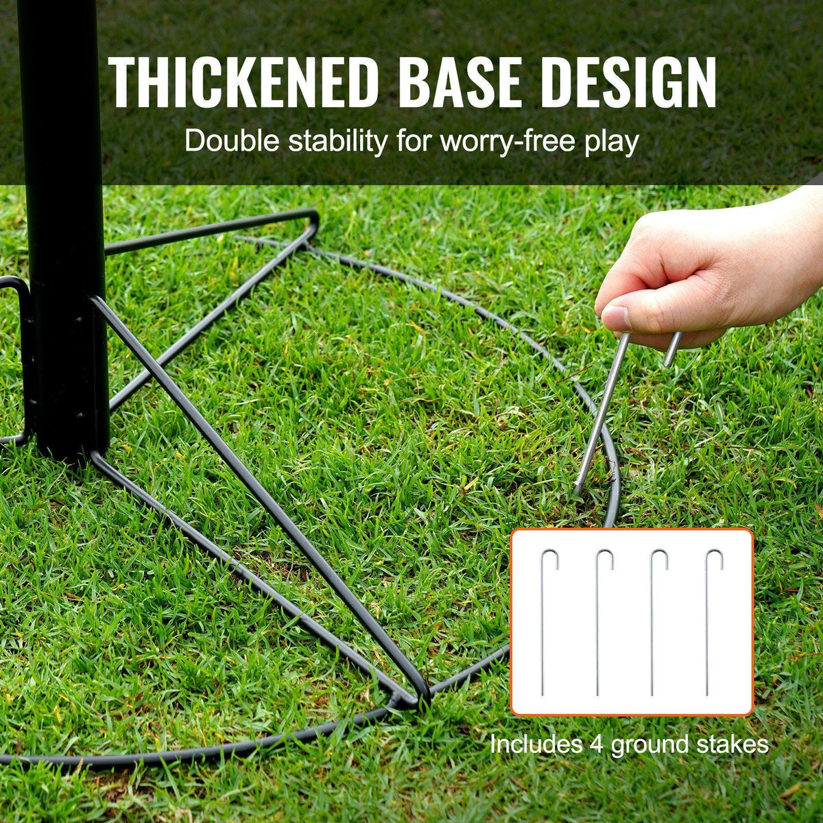 Disc Golf Basket, 24-Chains Portable Disc Golf Target Hole, Heavy Duty Steel Practice Disc Golf Course Basket, Indoor & Outdoor Pro Golf Basket Set with Carry Bag & 6 Discs, Black
