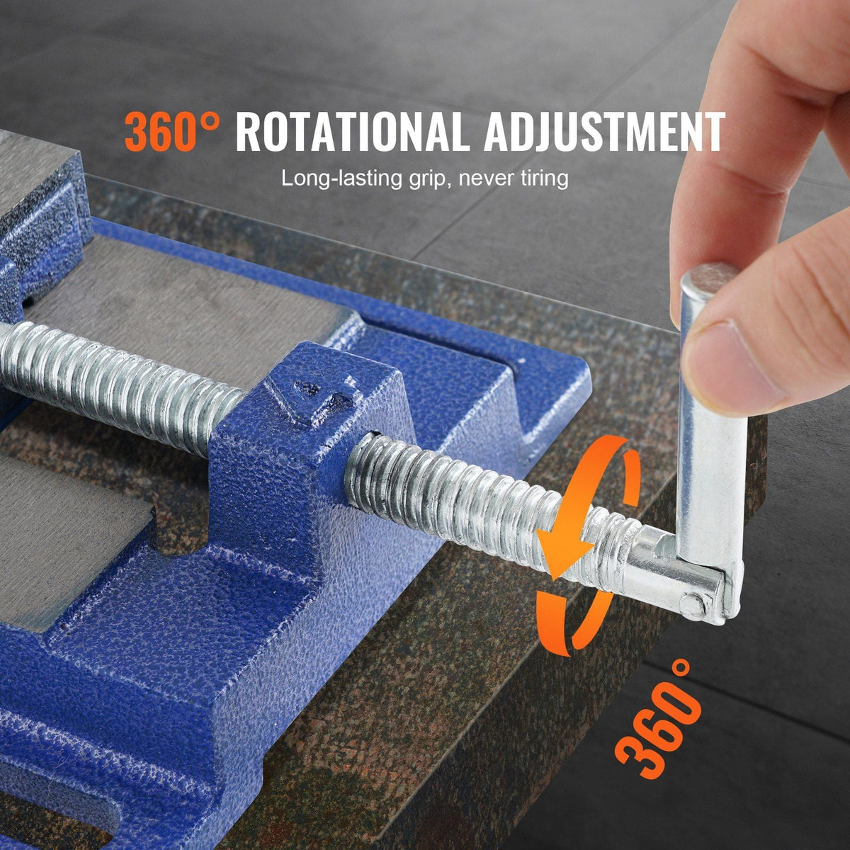 Drill Press Vise, 4 inch Heavy-duty Bench Vise, Low-profile Drill Press Vice, 6.6" Jaw Width, 4.33" Jaw Opening, Vise for Drill, Mill, Woodwork, Machinery Maintenance