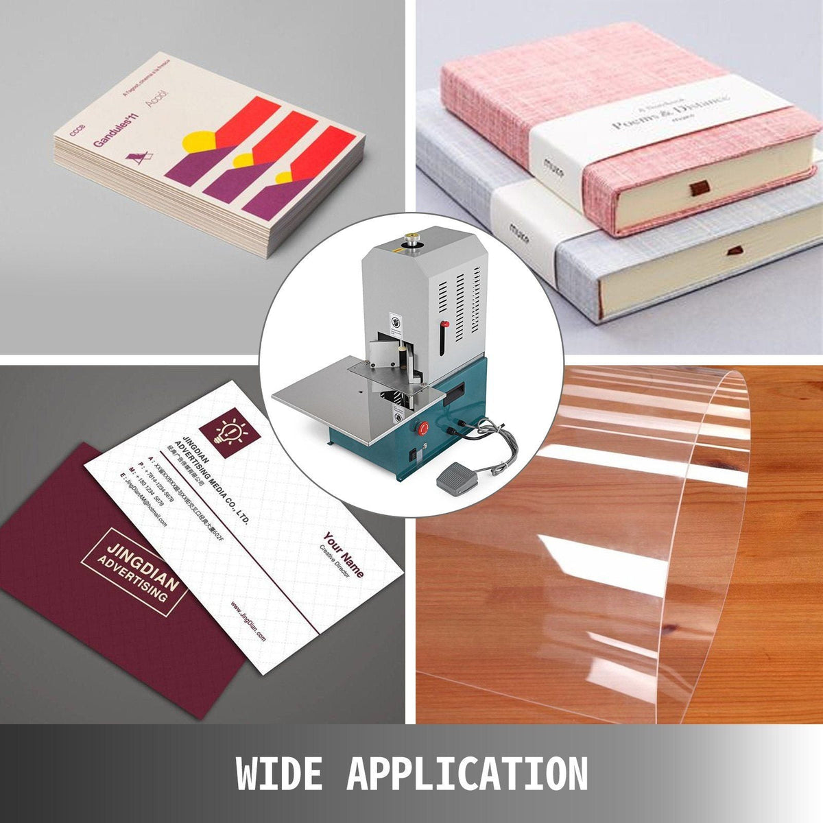 Electric Round Corner Machine Heavy Duty Fillet Paper Cutter Machine Round Cornering with 7 Built R3-R6, R8-R10 Fillet Paper Cutter Machine Cutting Name Card