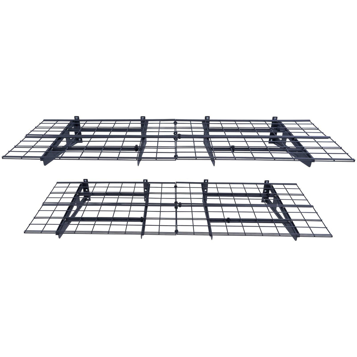 Garage Storage Shelving, 2 Pack, 6 x 2 ft Heavy Duty Garage Shelves Wall Mounted, 1000 lbs Load Capacity(Total) Garage Storage Rack Floating Shelves, Suitable for Shop, Shed, Garage Storage