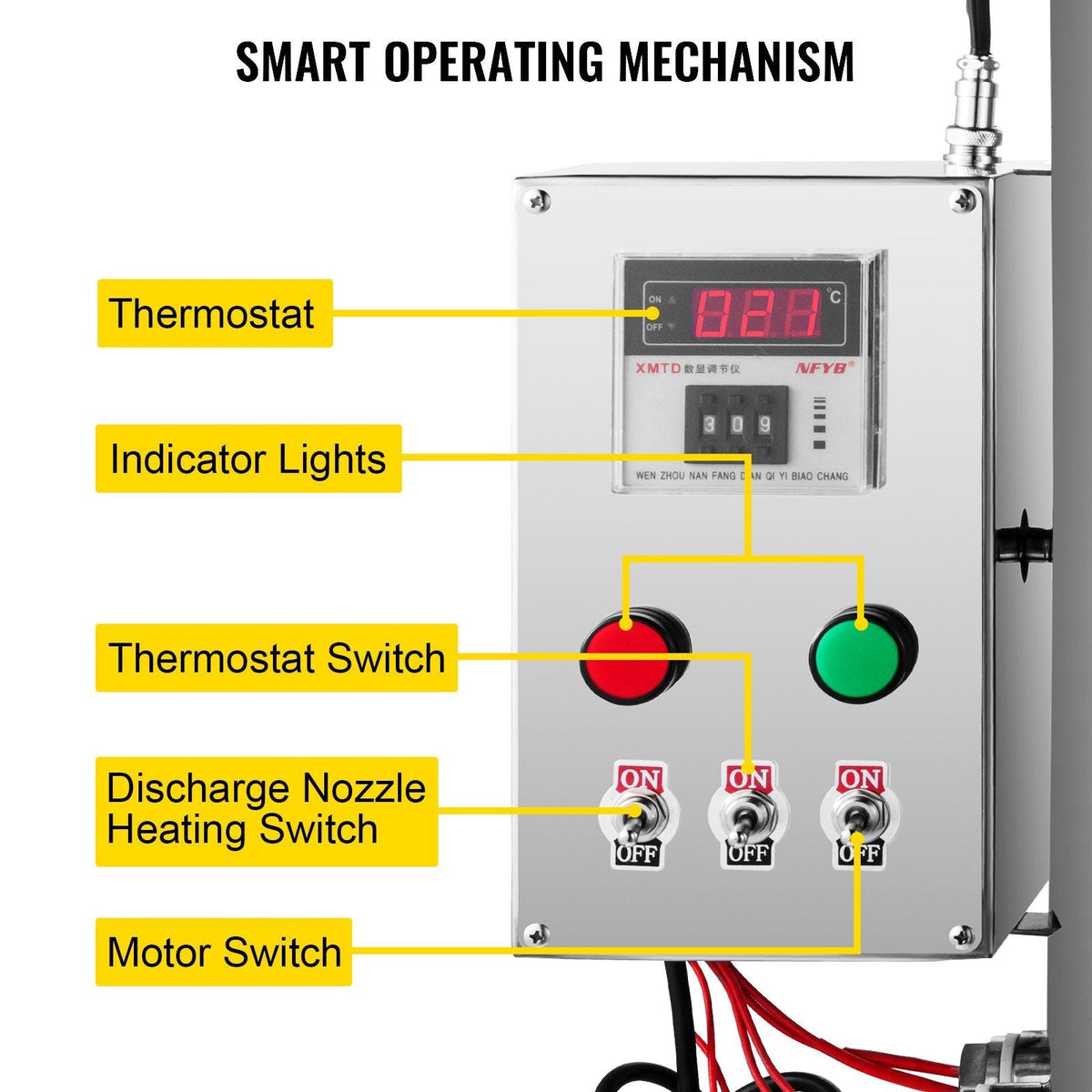Heating Mixing Filling Machine, 15L/4 Gal Lipstick Filling Machine, 35W Lipstick Filler, Heating and Stirring Filling Machine with Stirrer for Cosmetics, Drink, Lipstick, Wax and Nail Polish