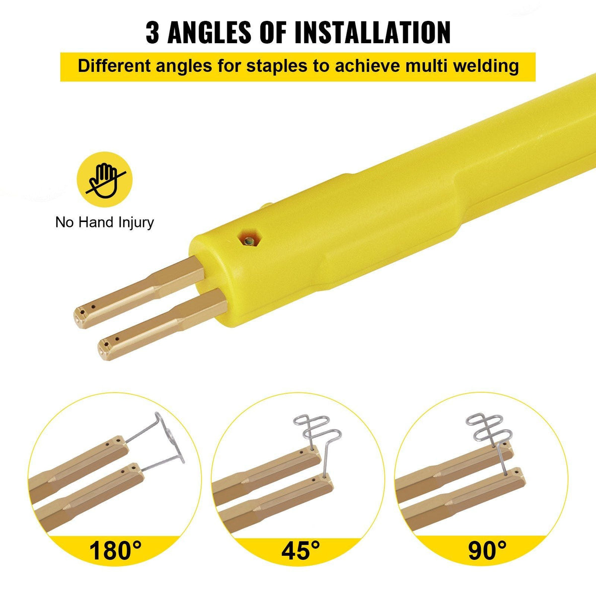 Hot Stapler Plastic Repair Kit 600 Staples Tool Box 20W Plastic Welder Kit for Plastic Repair Thermo Repair (600 Staples)
