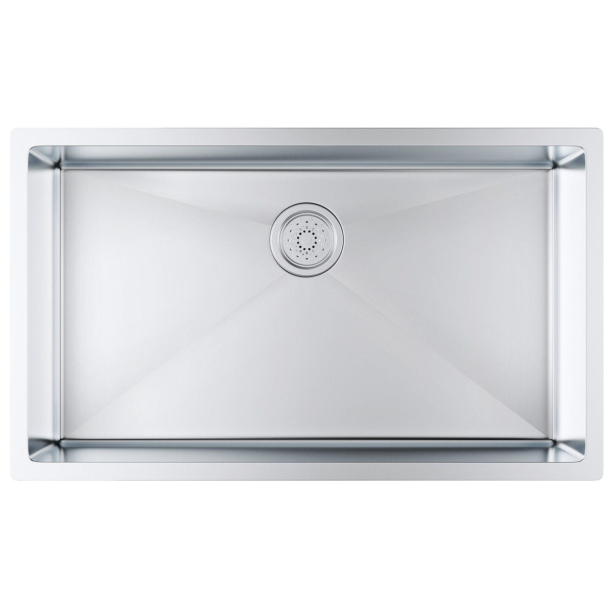 Kitchen Sink, 304 Stainless Steel Drop-In Sinks, Undermount Single Bowl Basin with Accessories(Pack of 3), Household Dishwasher Sinks for Workstation, RV, Prep Kitchen, and Bar Sink, 32 inch