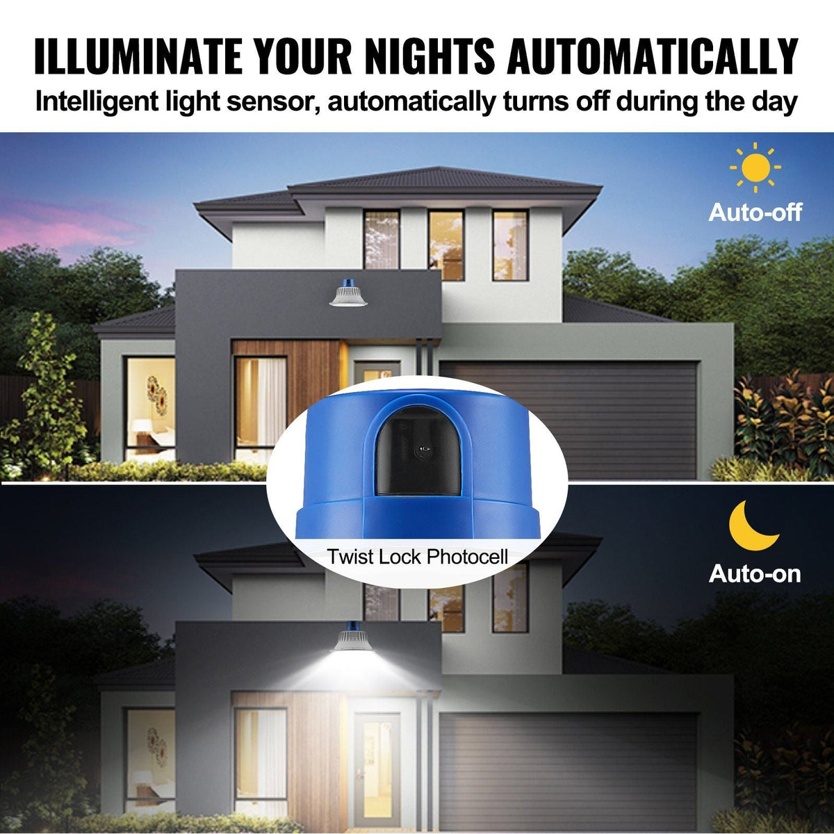 LED Barn Light, 100W 11000LM, Ultra Brightness 6000K Daylight, Dusk to Dawn Area Lights, Outdoor Security Flood Lighting, IP65 Waterproof for Outside Yard Street Garage Shed, Wall/Pole Mount