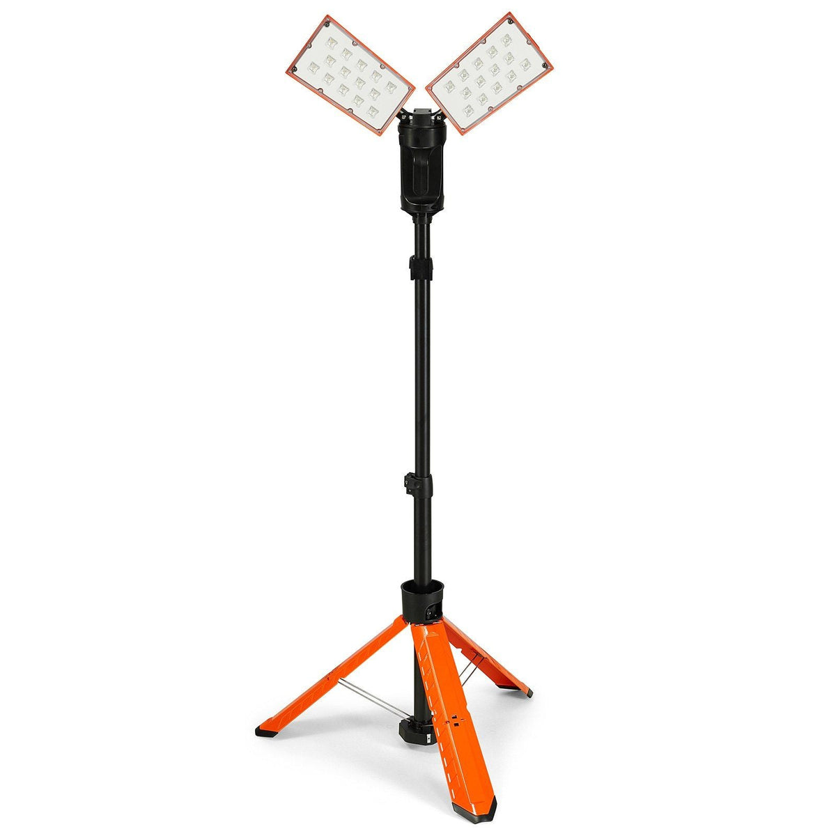 Led Work Light, 2500 lm Led Light Stand, Work lights with stand, 27.6"-70" Adjustable, with Foldable Tripod Stand, Wireless Remote Control, Built-in rechargeable battery, Temperature Cycling