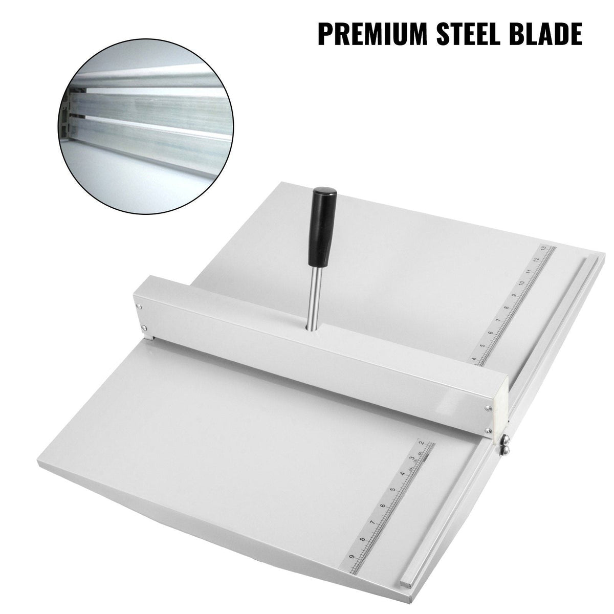 Manual Creaser 18Inch 460mm Creasing Machine High Gloss Covers Heavy Duty Creaser with 2 Magnetic Block for A4 Paper Card